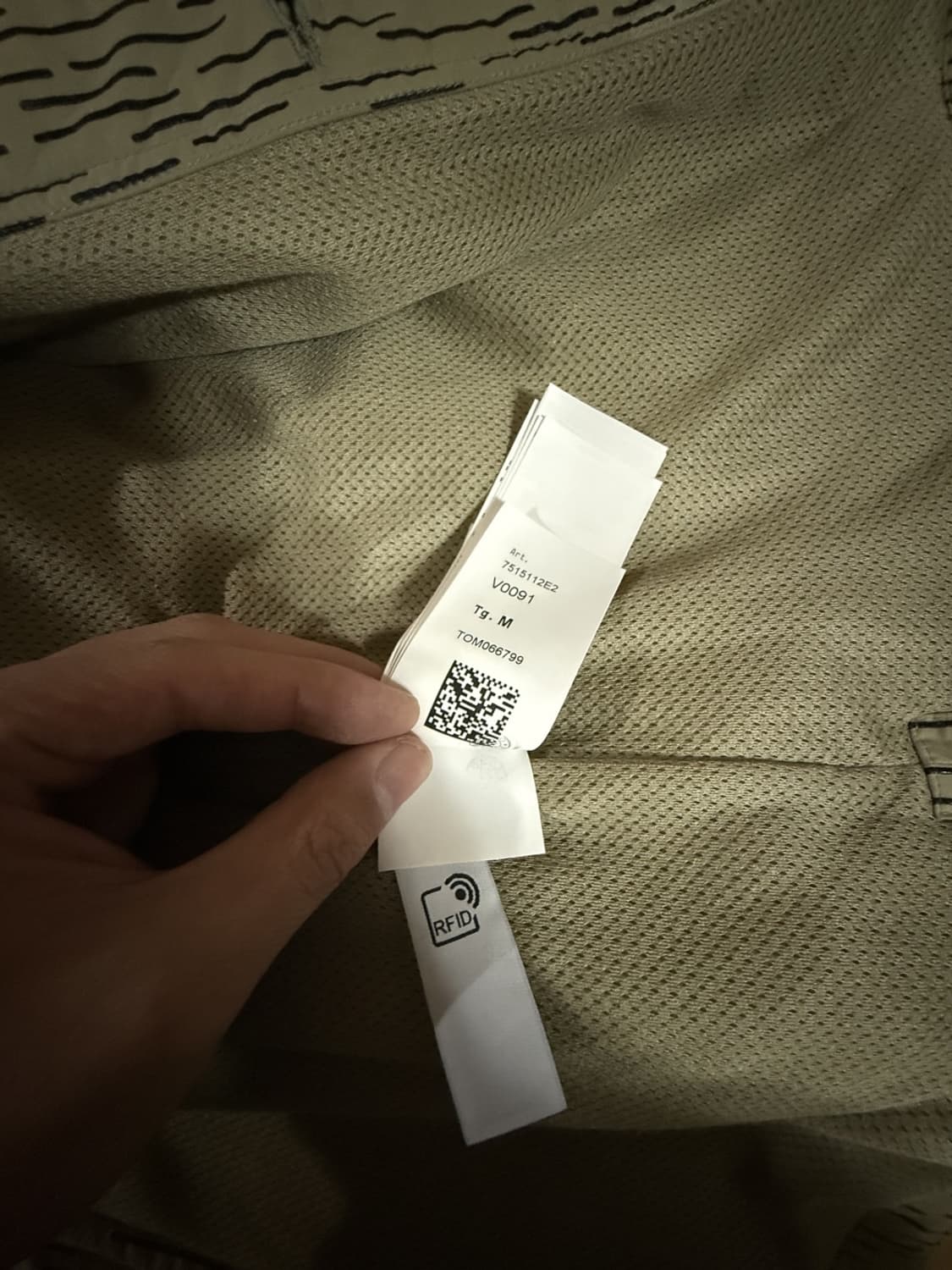 스톤아일랜드 리플렉티브 레인 카모 오버셔츠 상품이미지8