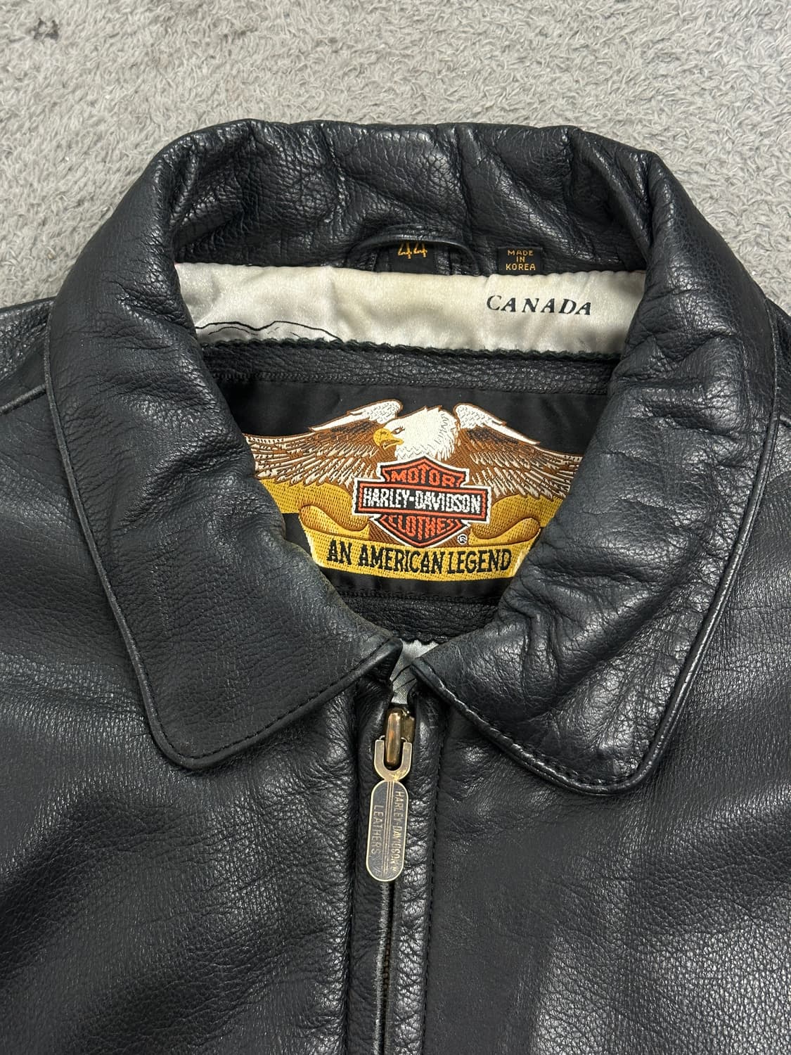 90s 할리데이비슨 A-2 레더 자켓 44 상품이미지4