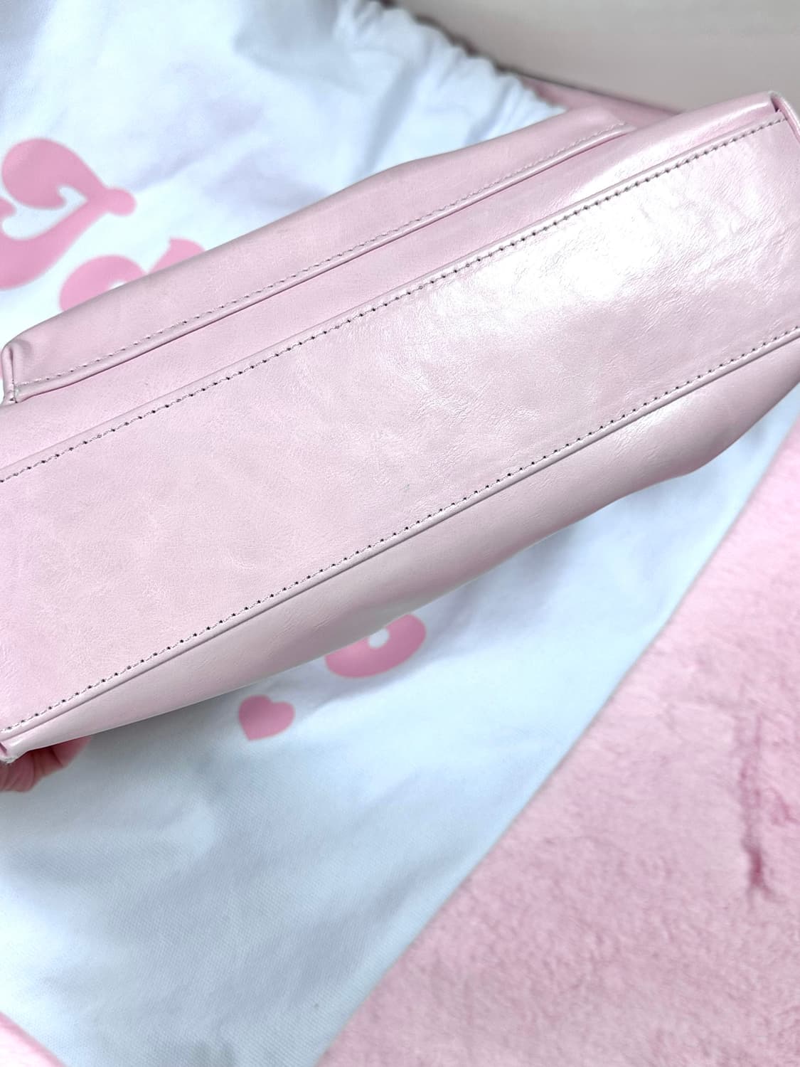 아이당 클럽 체인 미니백 핑크  상품이미지5