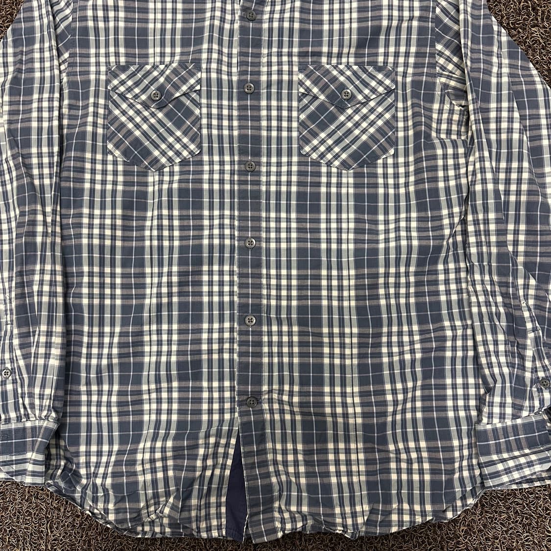 바나나리퍼블릭 체크 셔츠 남방 긴팔티셔츠 M 상품이미지4