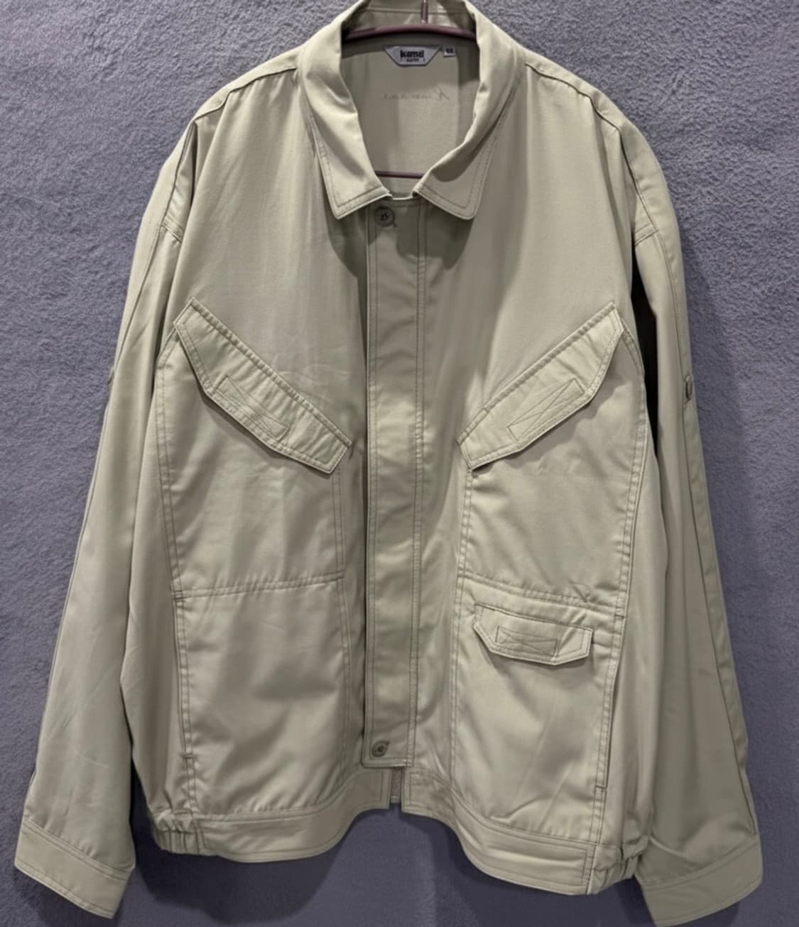 일본제 빈티지 카키 워크 코튼 자켓 상품이미지1