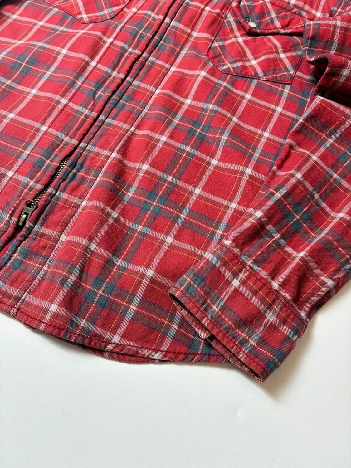 리바이스 00's 레드탭 플란넬 투웨이 집업 셔츠 자켓 PN8256 상품이미지4