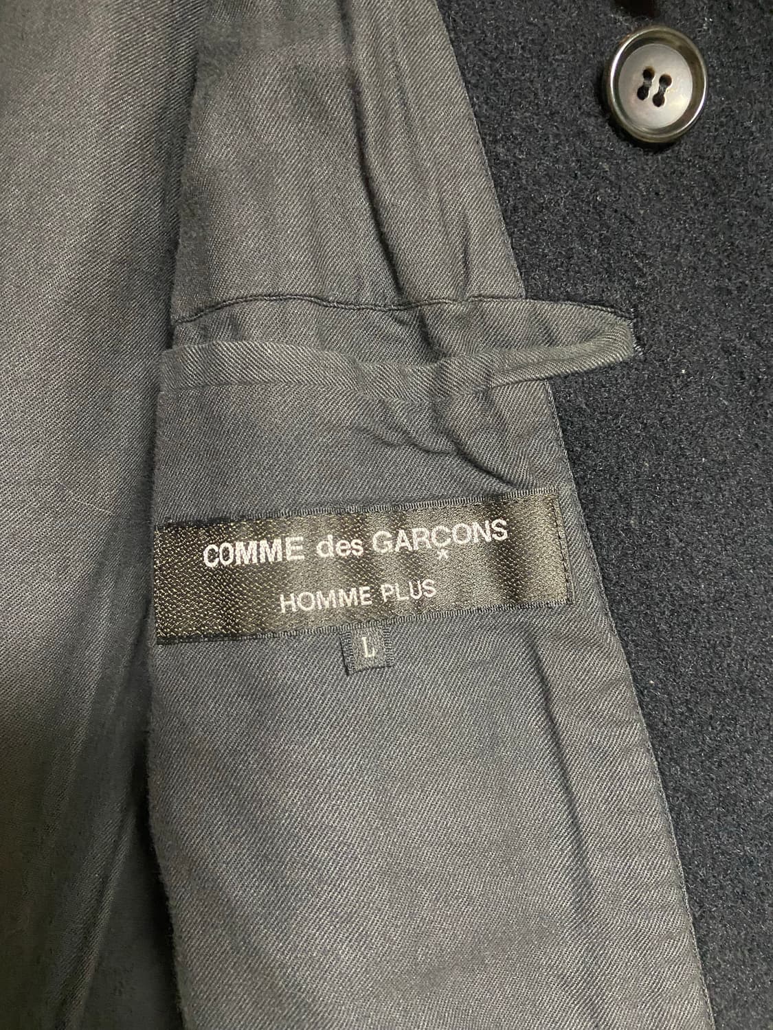 꼼데가르송 옴므 플러스 울 피코트 상품이미지6