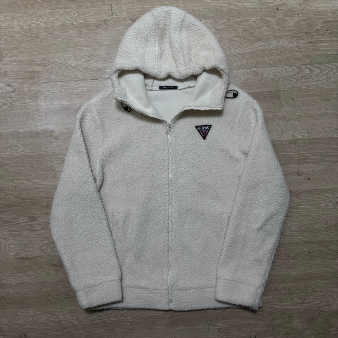 게스 뽀글이 후리스 자켓 상품이미지1