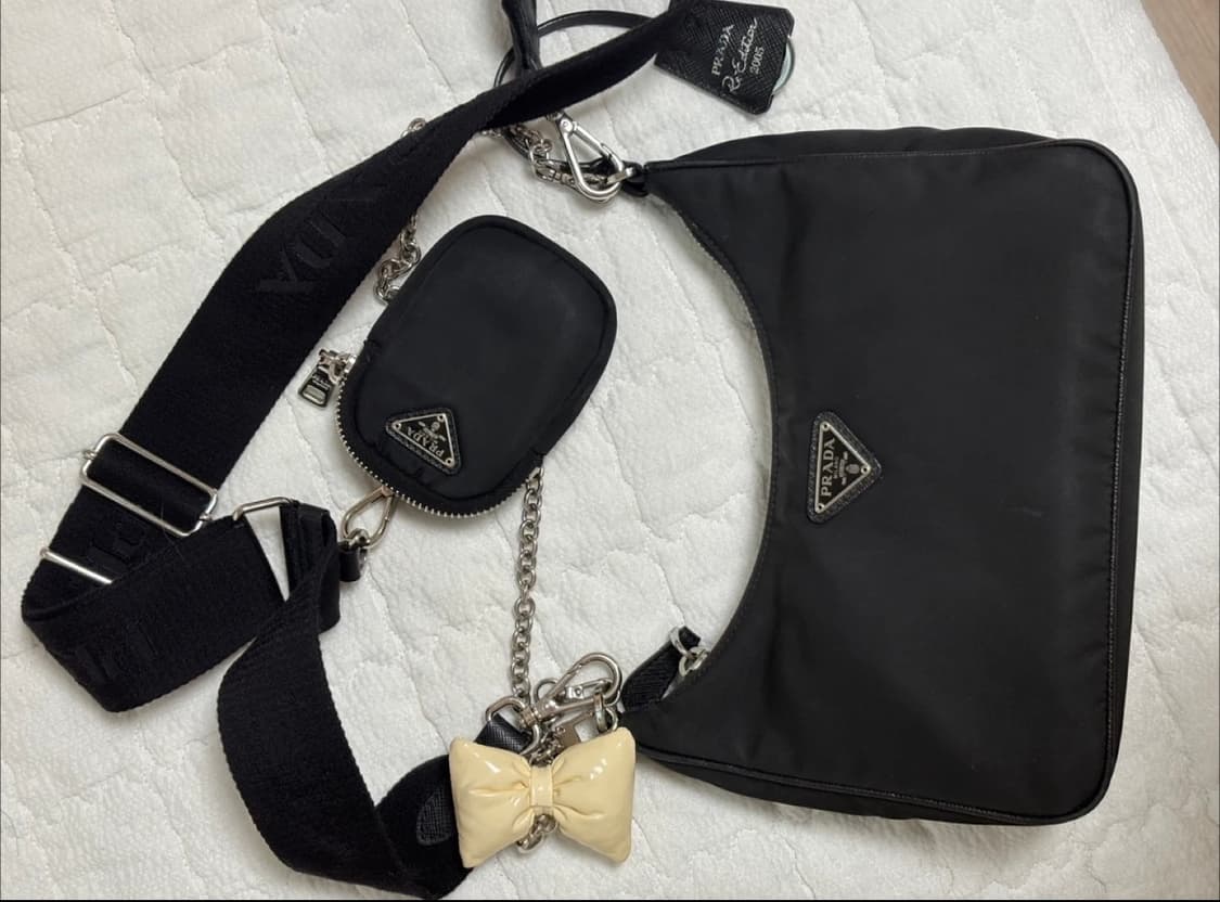 프라다 리나일론 호보백 급처 상품이미지1