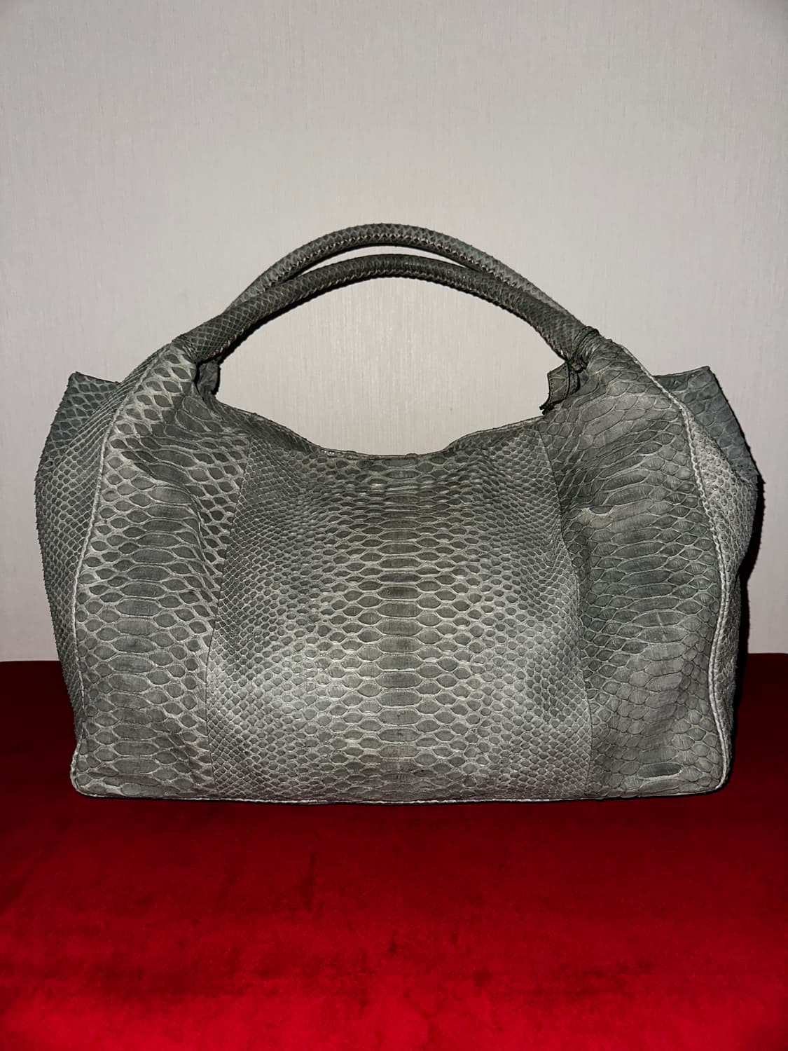 셀라돈 리얼 파이톤 스킨 호보백 상품이미지1