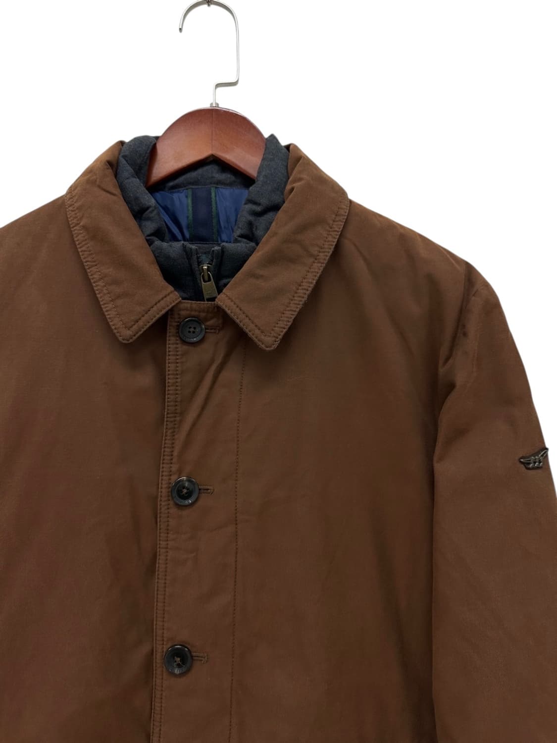 헨리코튼 구스다운 패딩코트 브라운 (XL)  상품이미지2