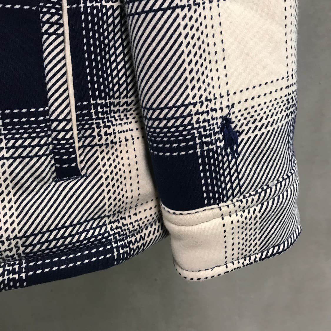 폴로 랄프로렌 체크 쉐르파 셔츠 L 상품이미지4