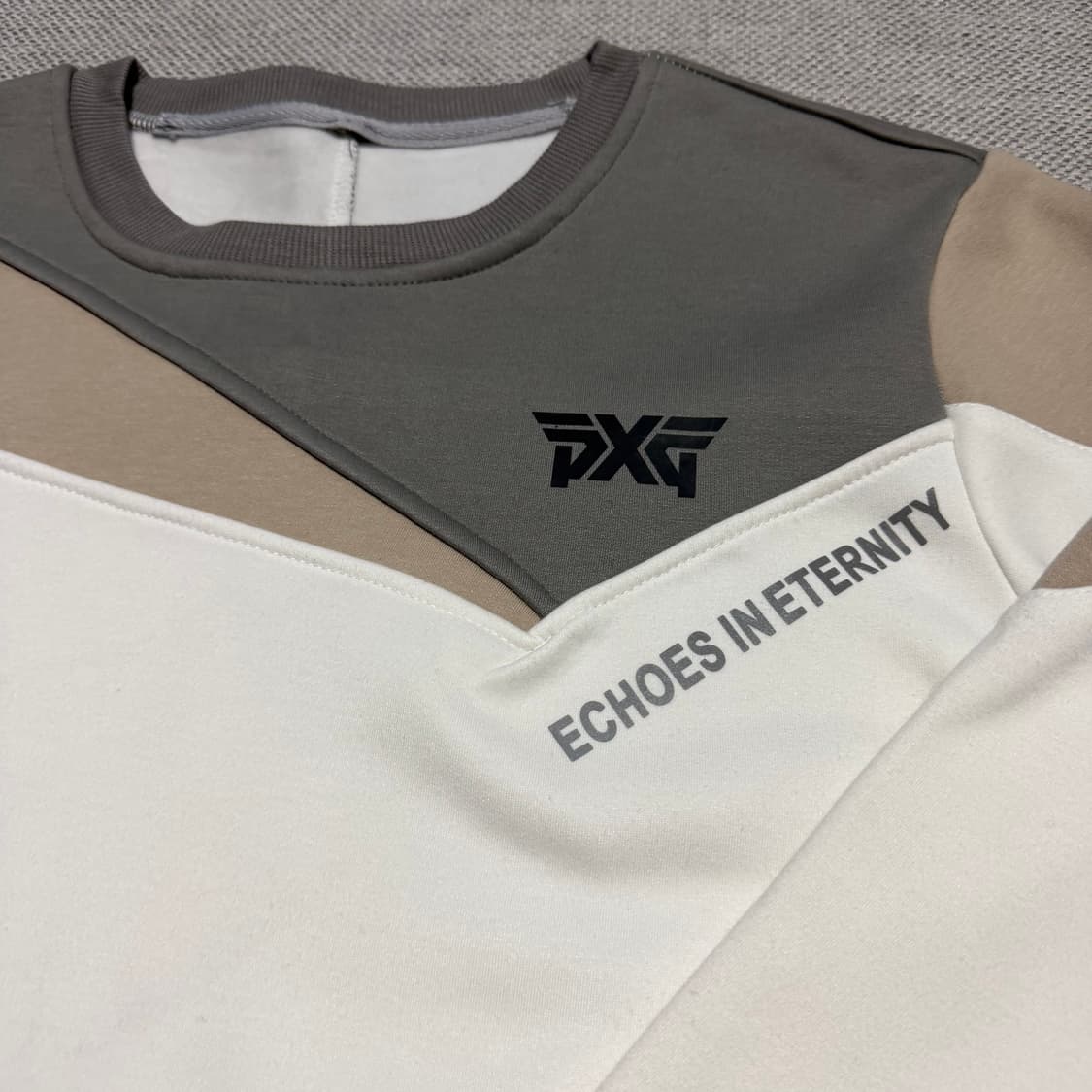 PXG 배색 맨투맨 상품이미지2