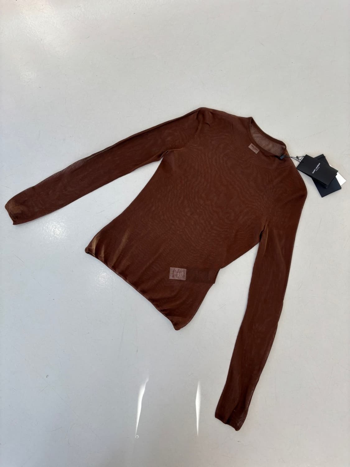 (New)Saint Lauren Silk See-through 상품이미지3