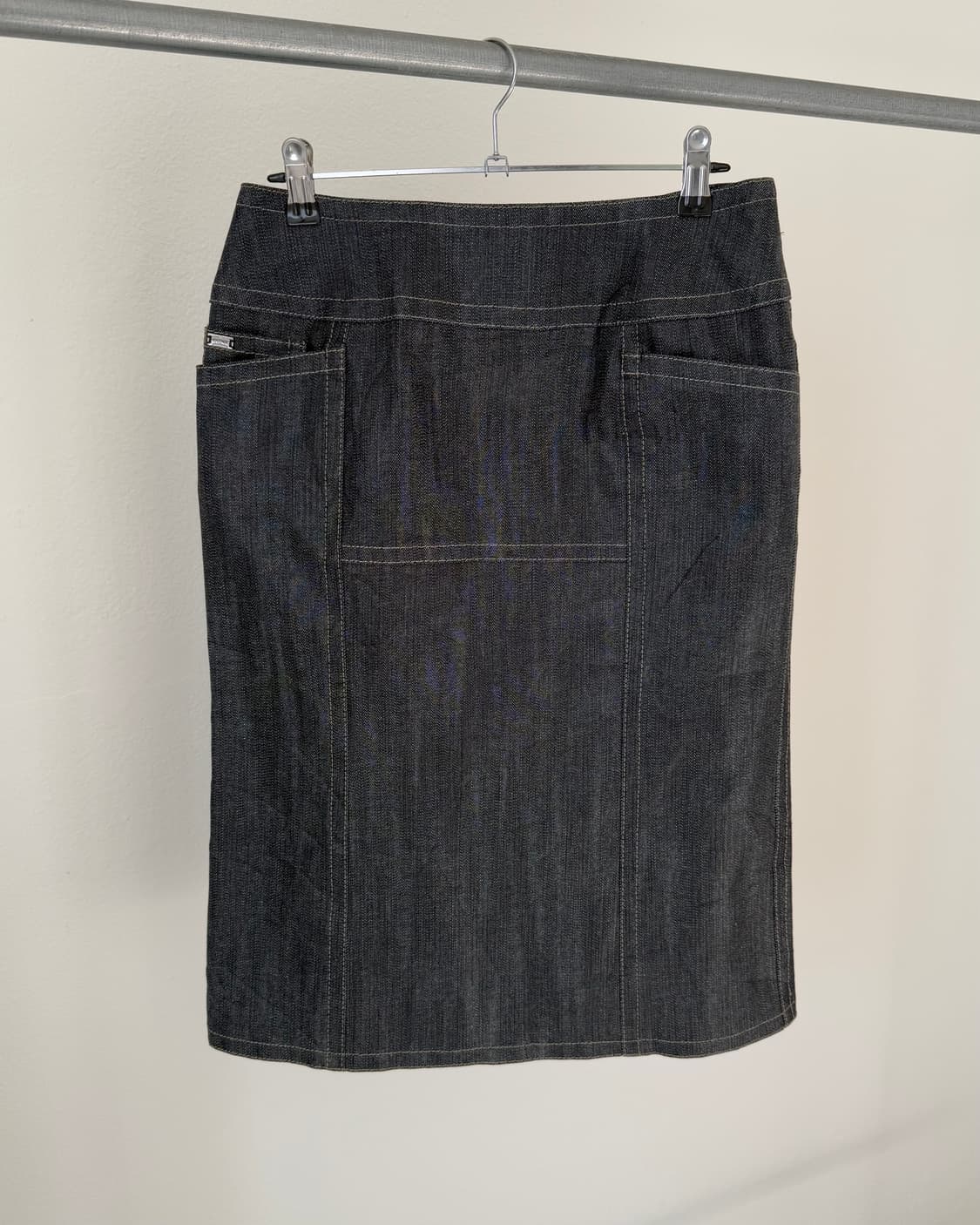 빈티지 코팅 데님 스커트 상품이미지2