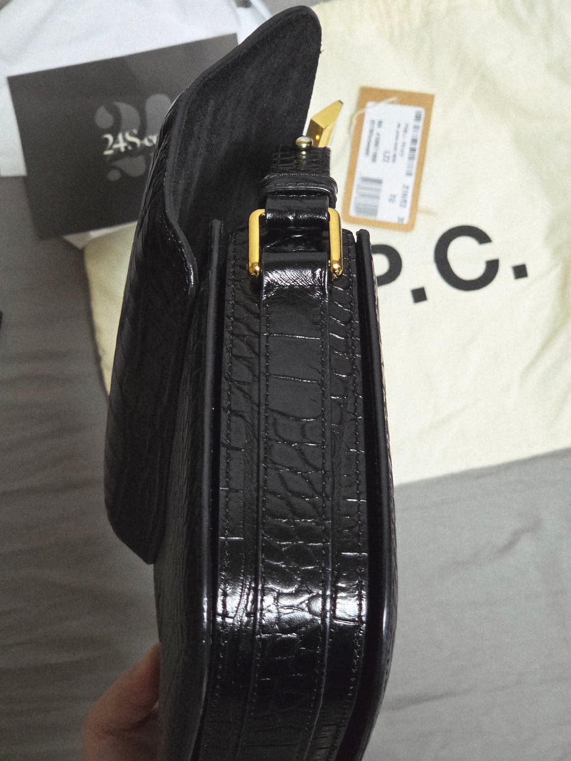 아페쎄 그레이스백 크록 블랙 느와르 상품이미지7