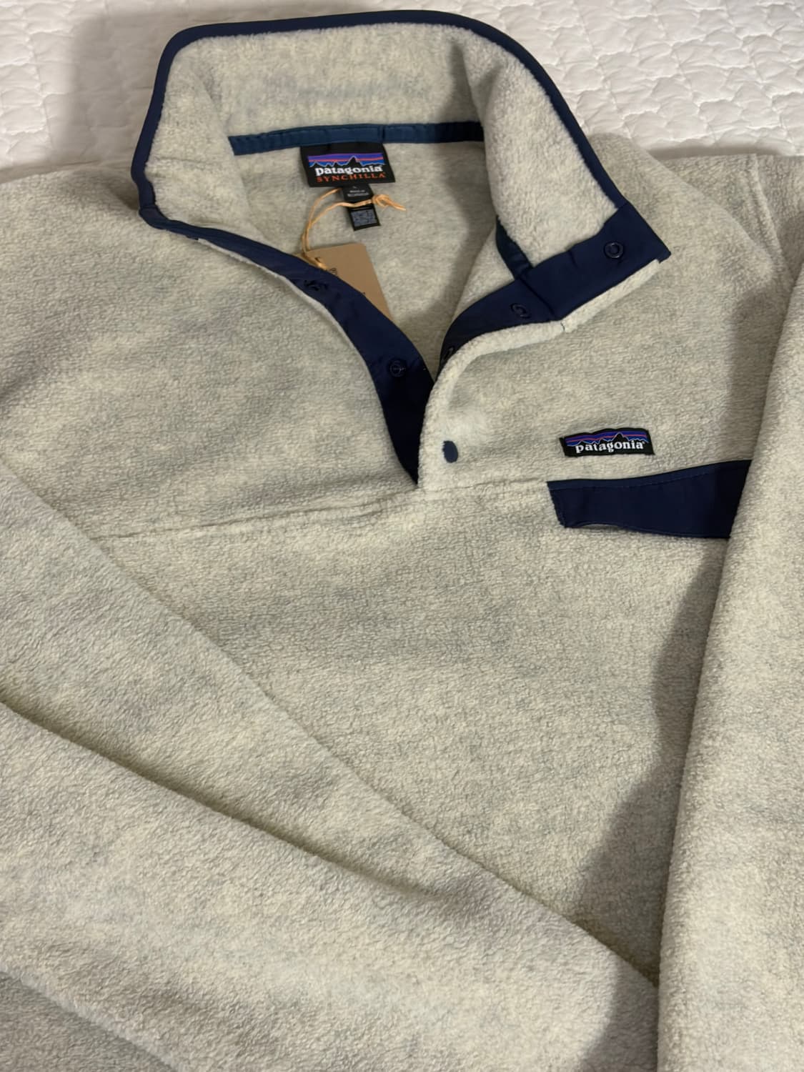 파타고니아 신칠라 오트밀 헤더 L size 새상품 상품이미지2