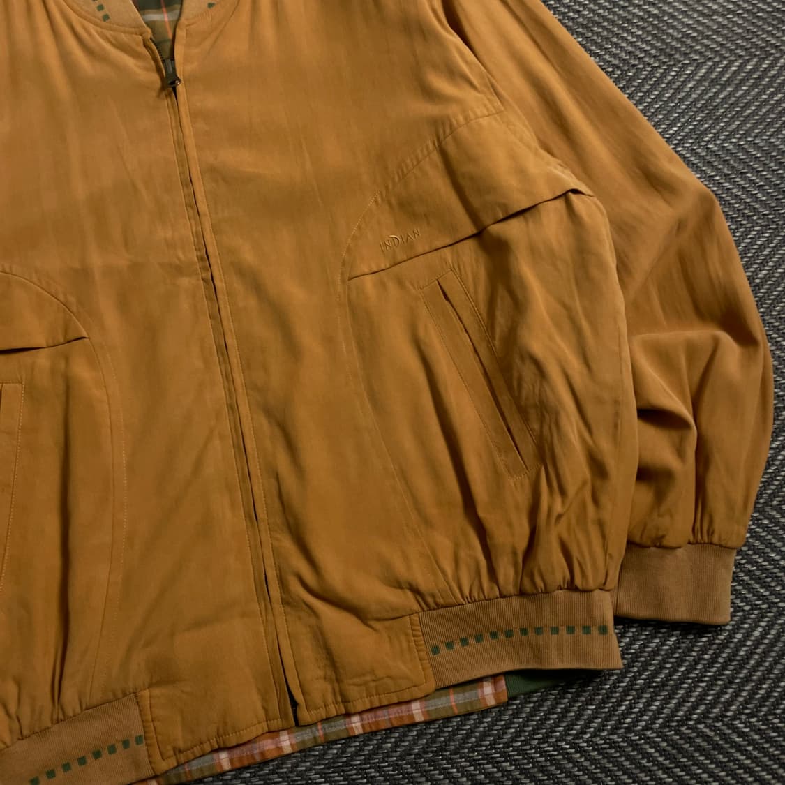 90s INDIAN 아카이브 블루종 봄버 자켓 y 4422 상품이미지3