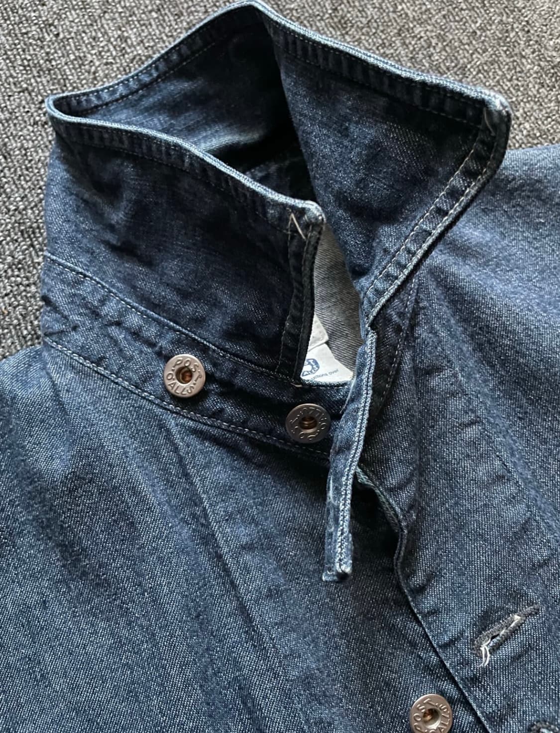 포스트오버롤즈 데님 커버올 엔지니어자켓 상품이미지3