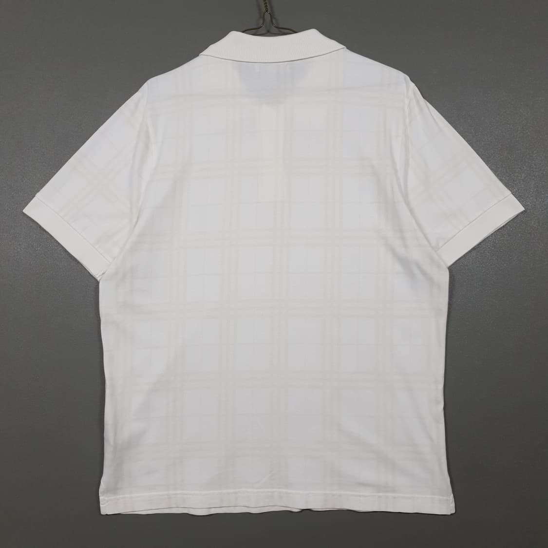 M) 버버리 크레스트 기사 로고 노바체크 반팔 카라티 폴로 피케 셔츠 상품이미지8