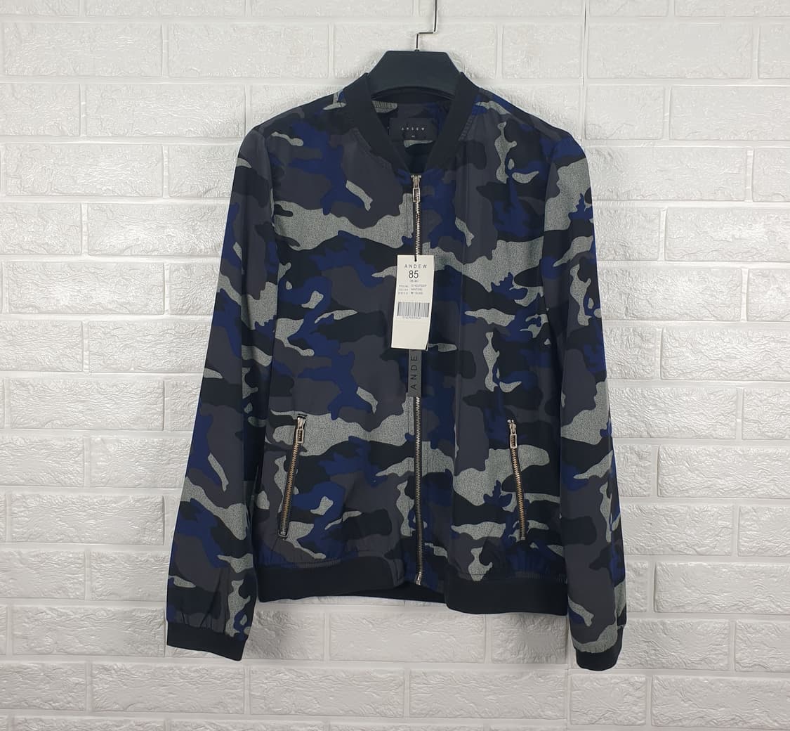 [90]앤듀 밀리터리 카모 블루종 점퍼 (새상품) 상품이미지1
