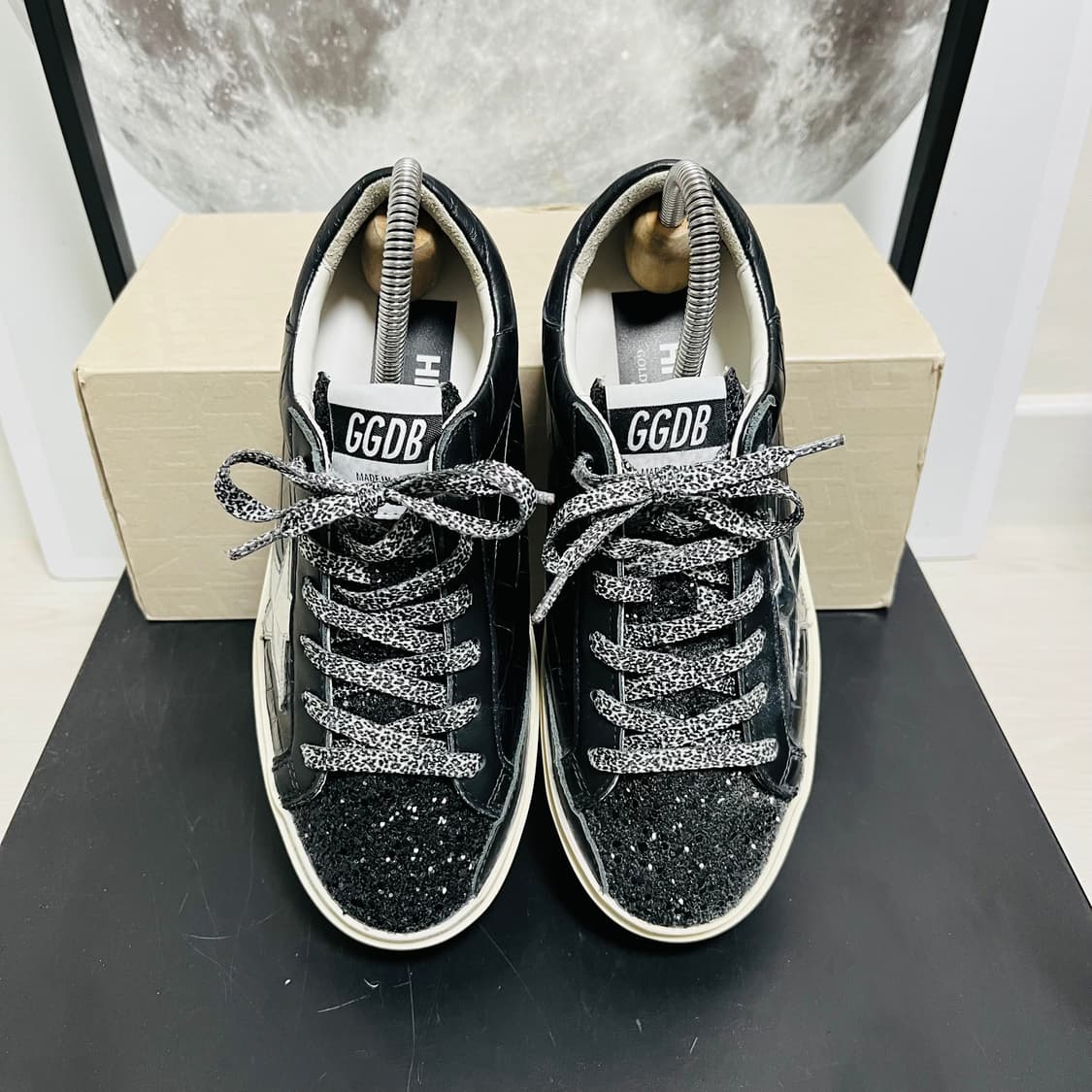 정품 35) 골든구스 하이스타 크로커 글리터 스니커즈 225~230 상품이미지3