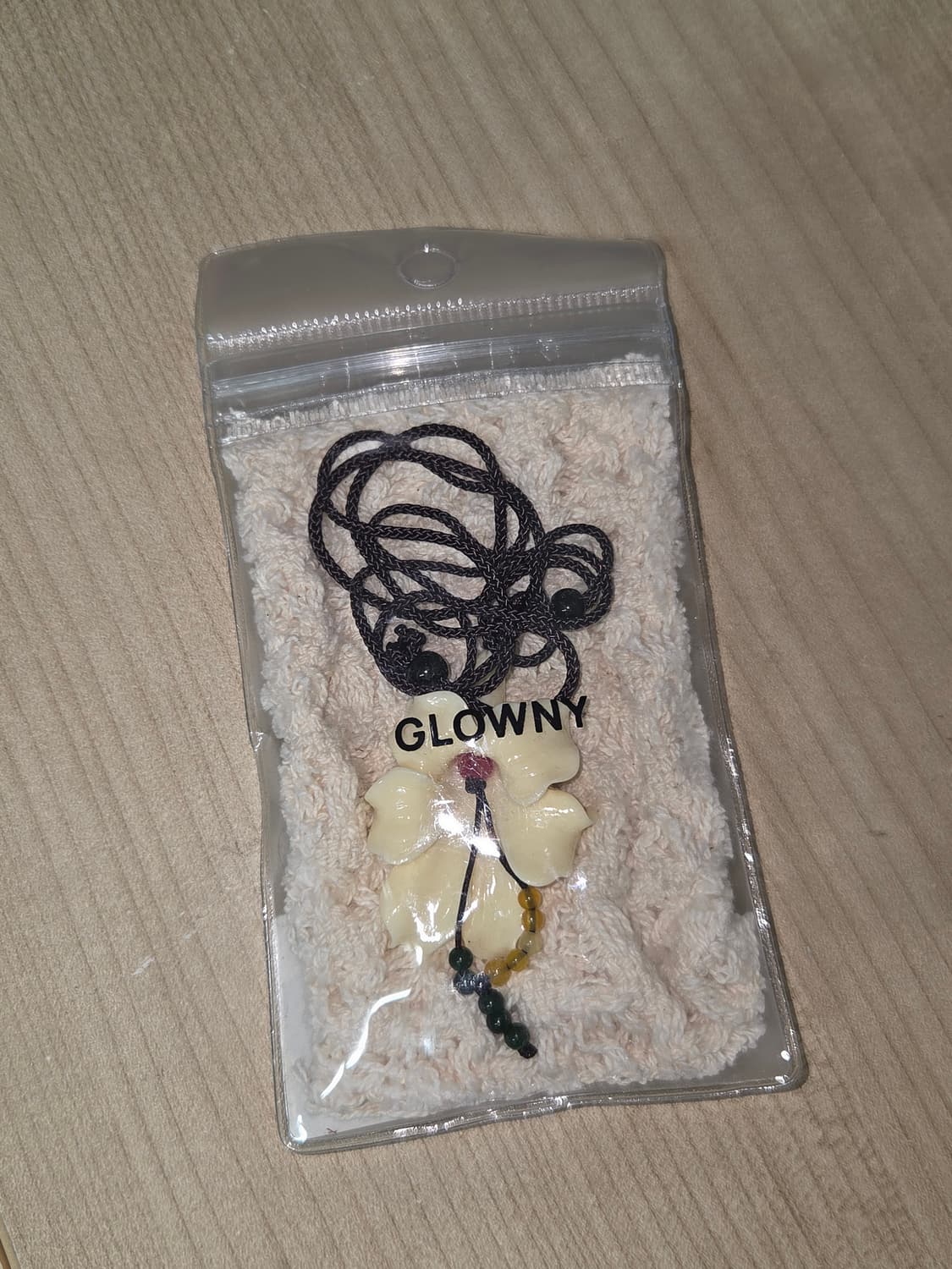 글로니 플로럴 젬 네크리스 (아이보리)  상품이미지1