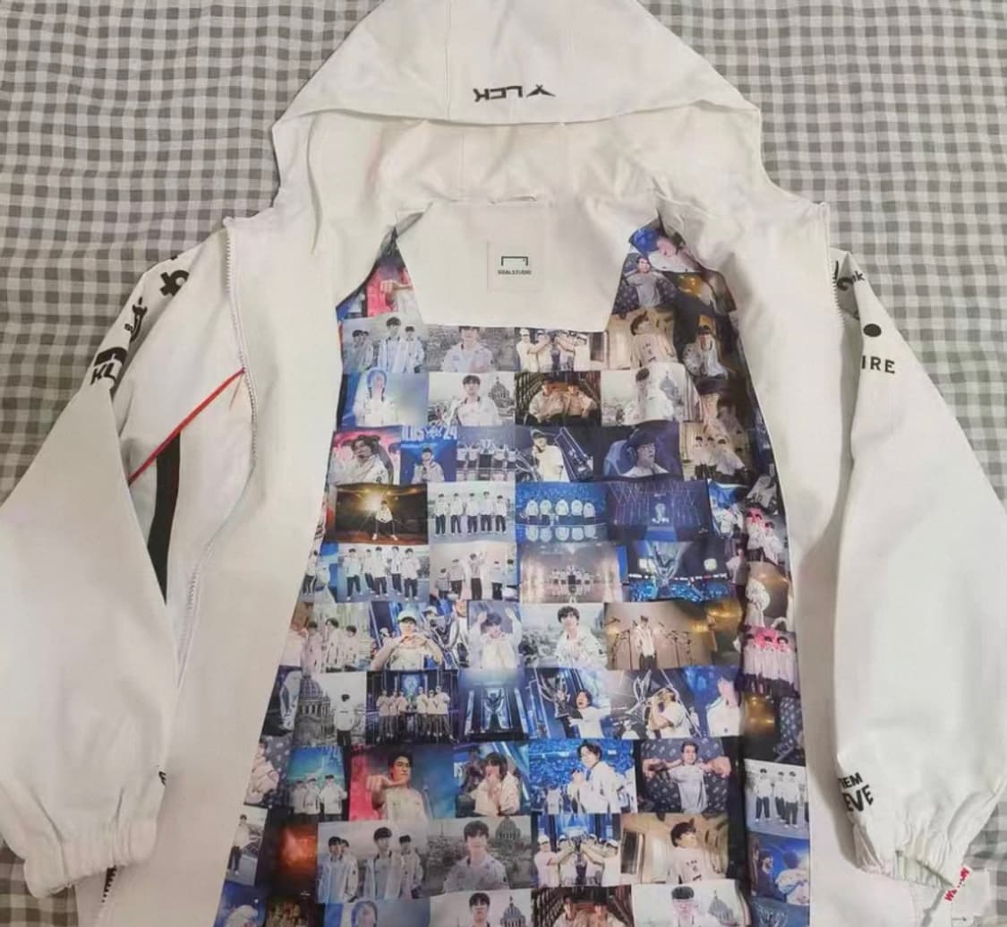 티원 2024 유니폼 월즈 자켓 화이트페이커 마킹 상품이미지3