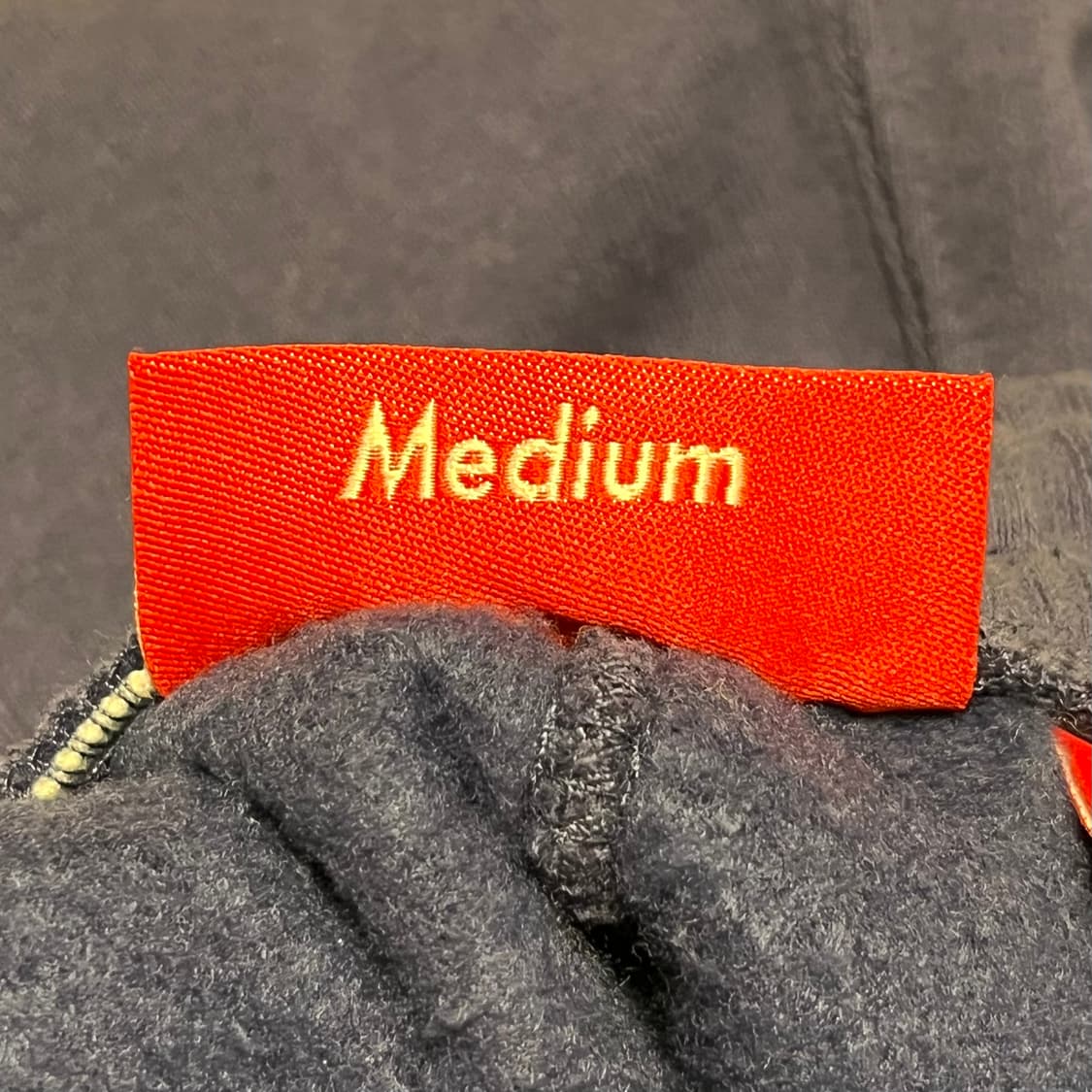 슈프림 사틴 아플리케 스웨트팬츠 워시드 네이비 - 23FW 상품이미지7