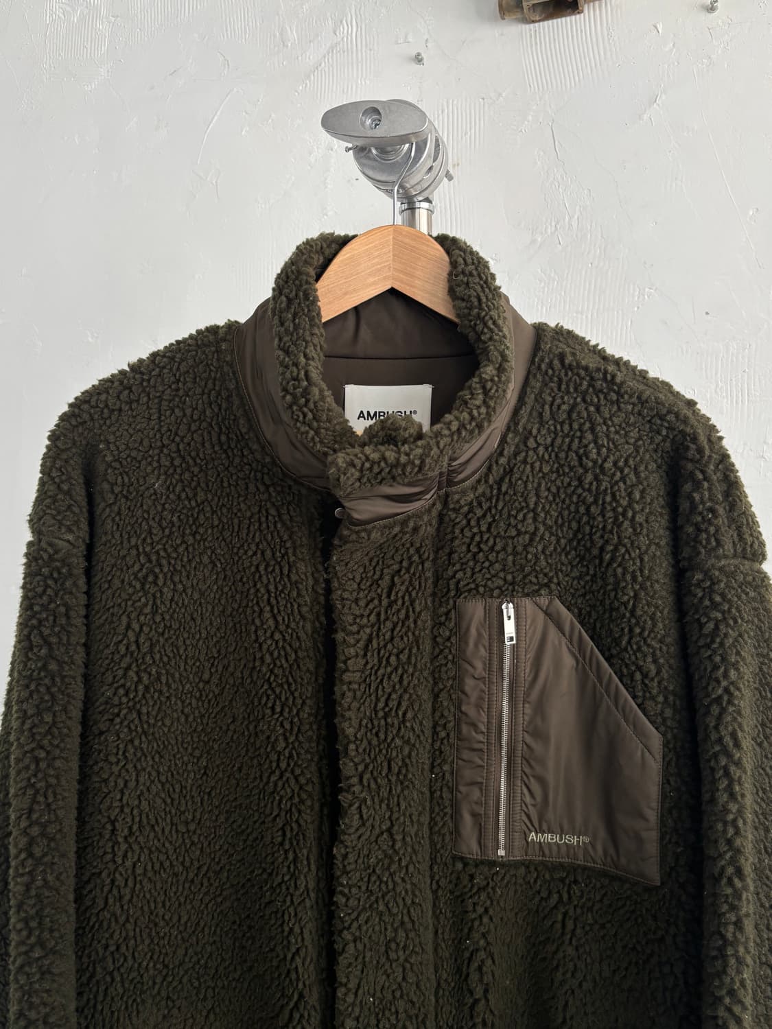 AMBUSH 앰부쉬 투톤 플리스 풀집 자켓 상품이미지6