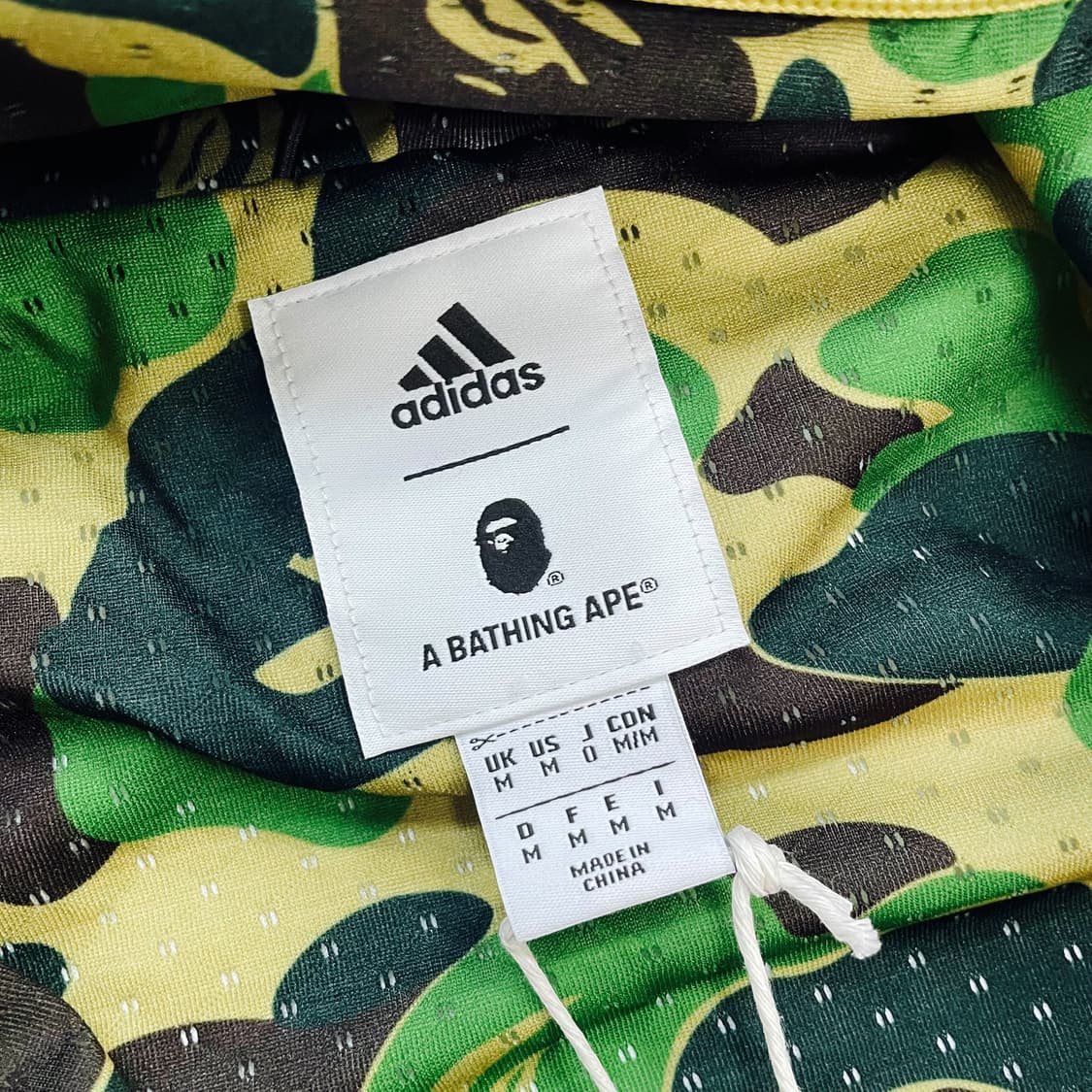 베이프 Bape x 아디다스 abc카모 샤크 져지 후드 집업 상품이미지5