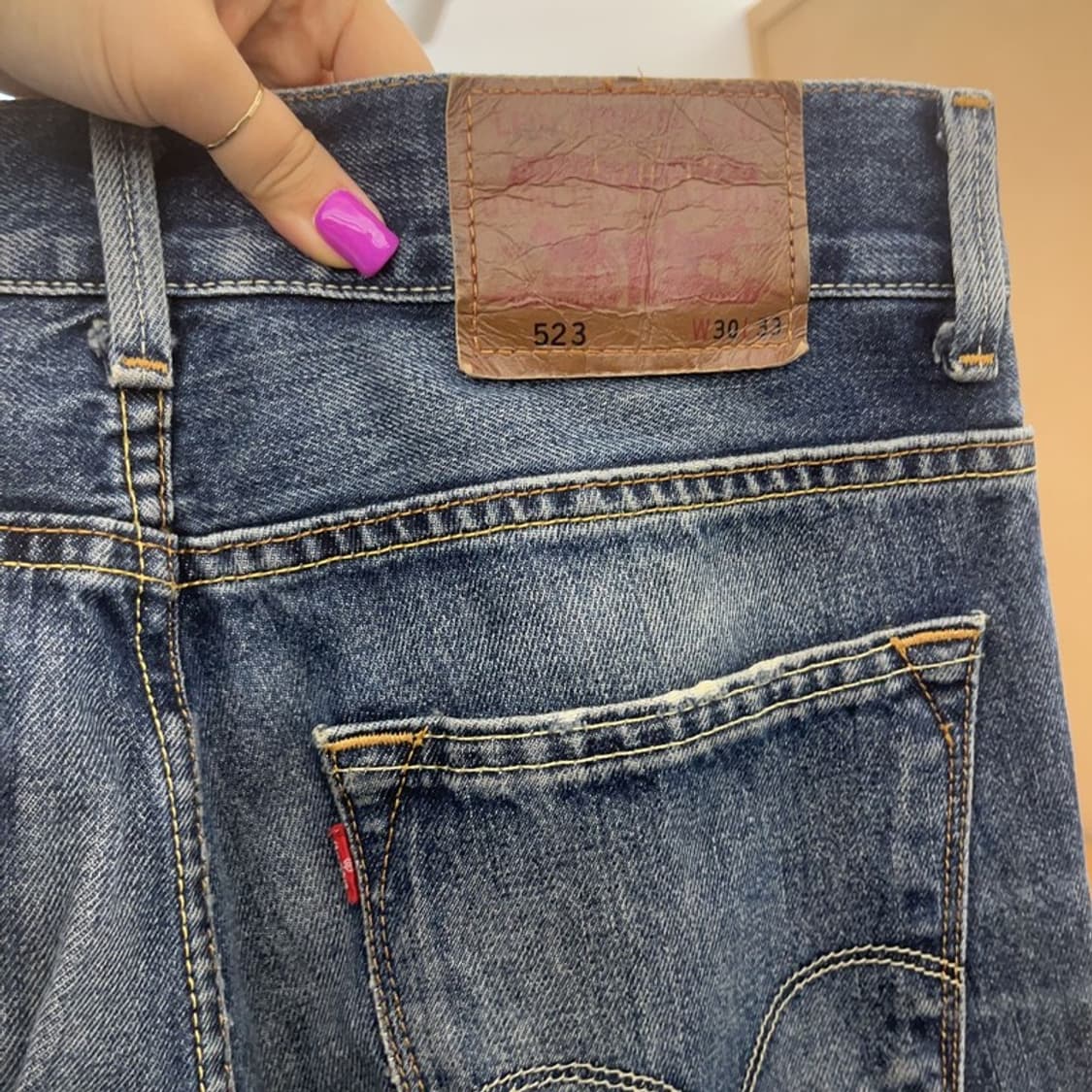 리바이스 523 올드스쿨 스트레이트 데님 팬츠 30인치 C06550 상품이미지5