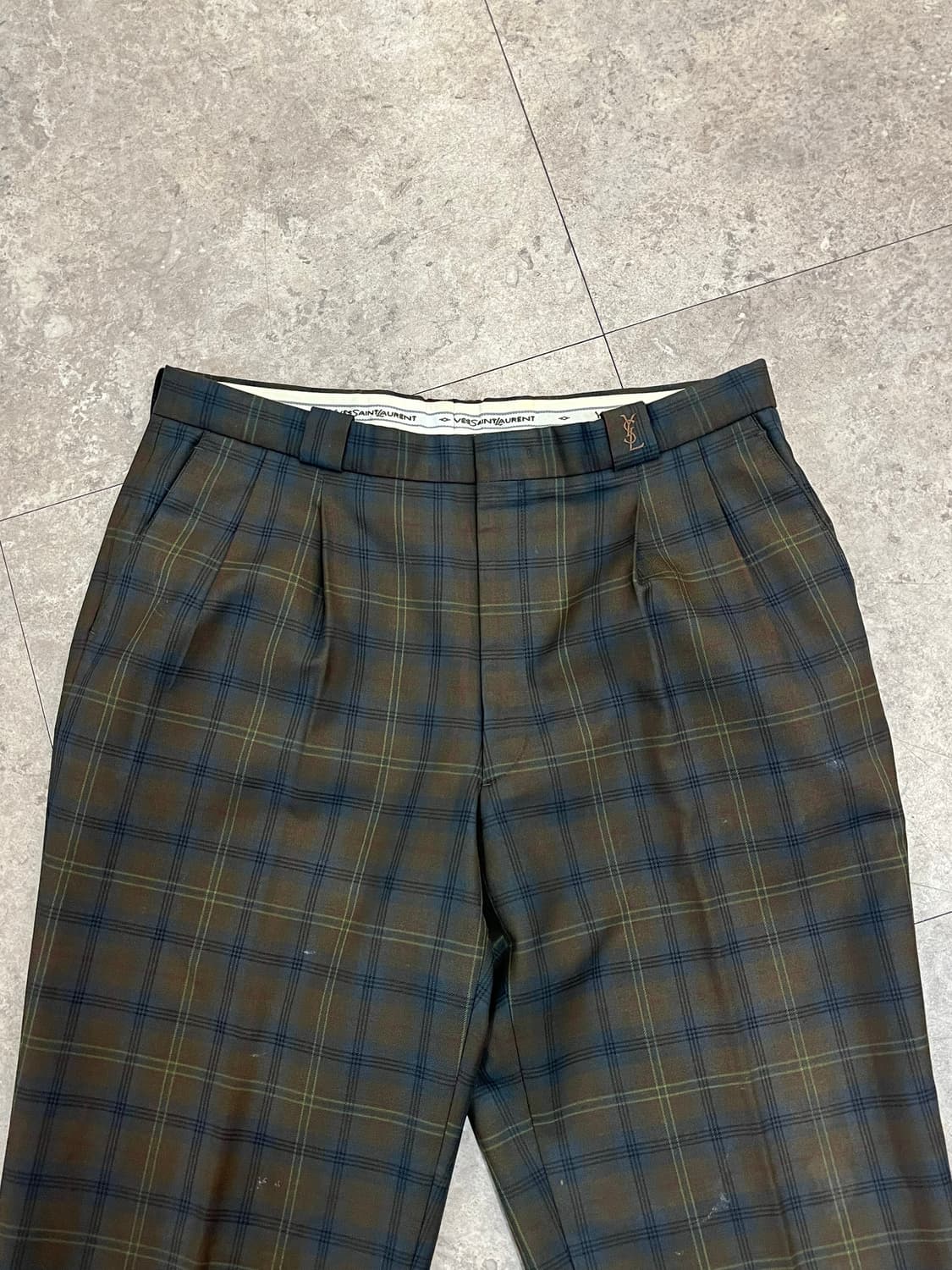 입생로랑 체크 슬랙스 #csz2860  상품이미지5