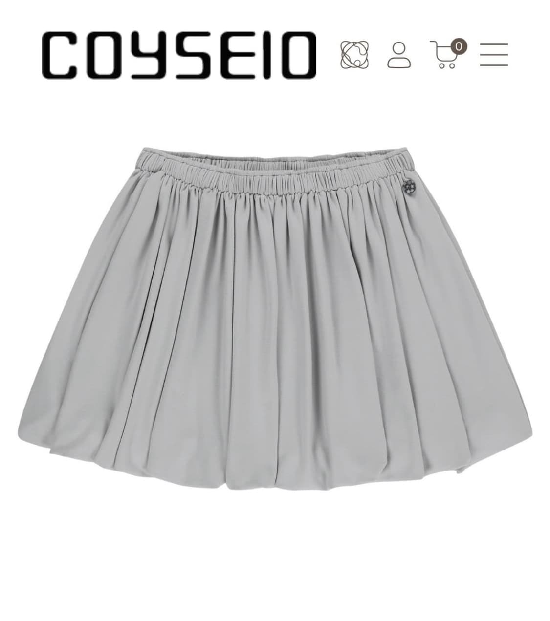 코이세이오 038 펌킨스커트 그레이 M 상품이미지1