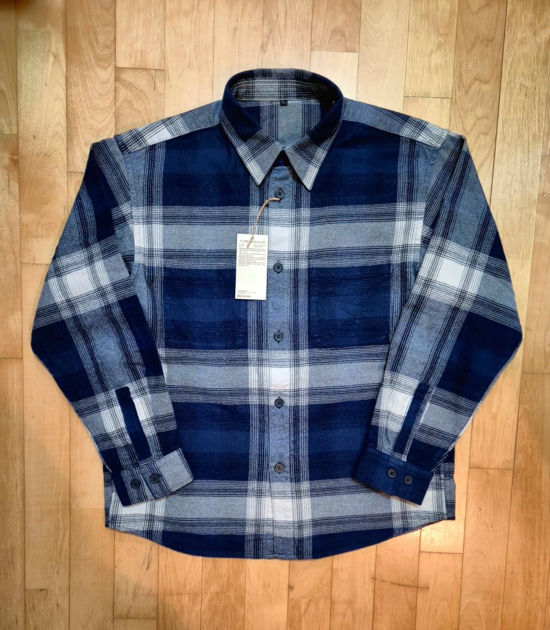 무인양품 플란넬 셔츠 자켓 L 새제품 상품이미지1