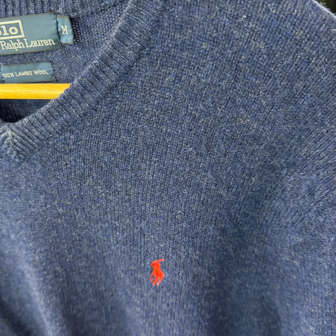 [M] 폴로 랄프로렌 램스울 브이넥 니트 상품이미지3