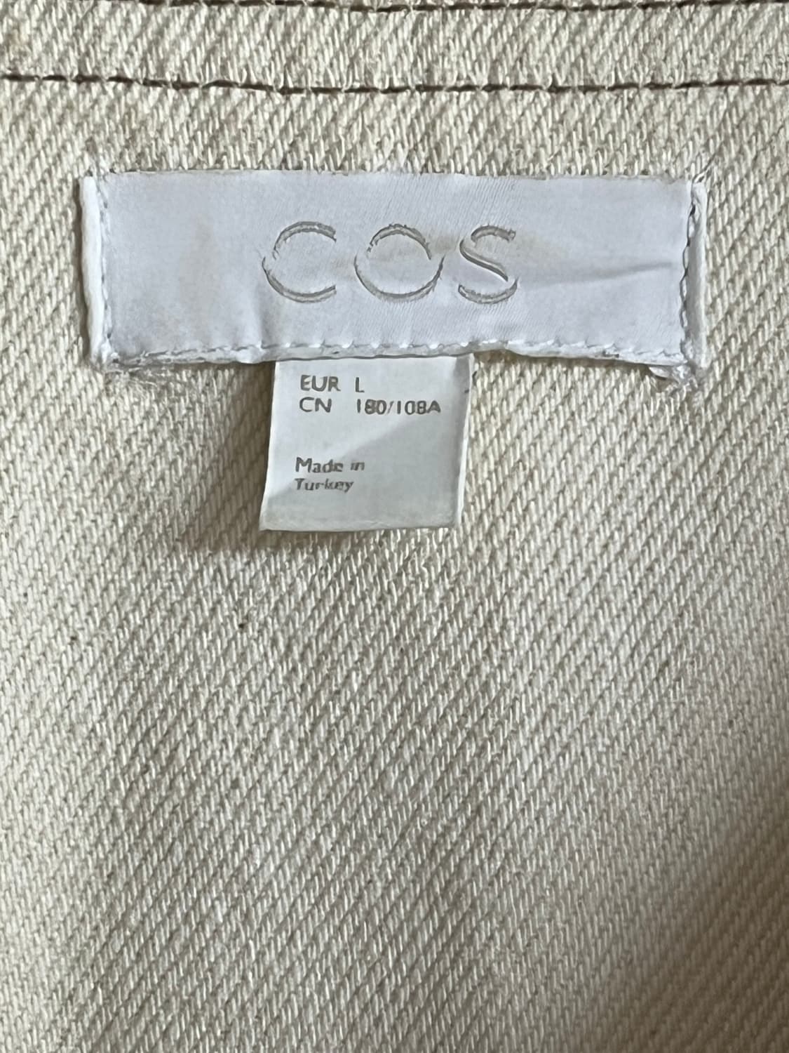 Cos Collarless Denim Jacket 상품이미지3