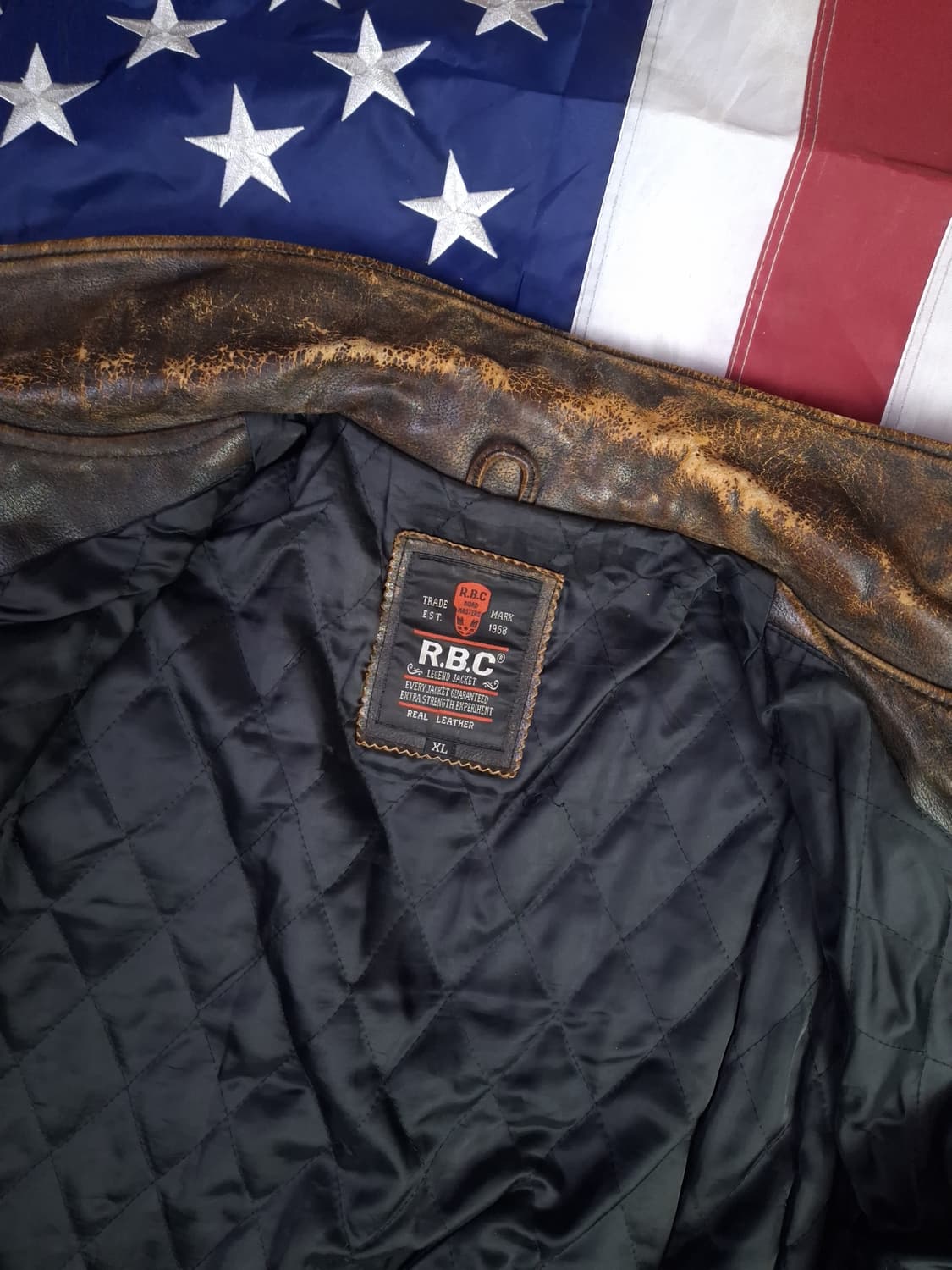 오리지날 R.B.C 리얼레더 싱글 라이더자켓 상품이미지4