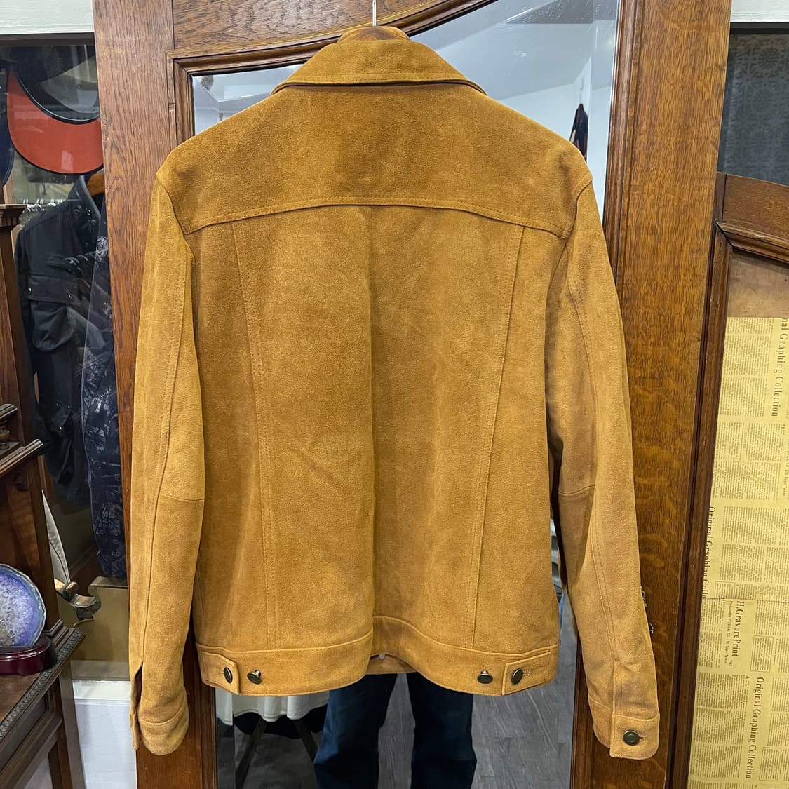 도프제이슨 소가죽 스웨이드 자켓 상품이미지8