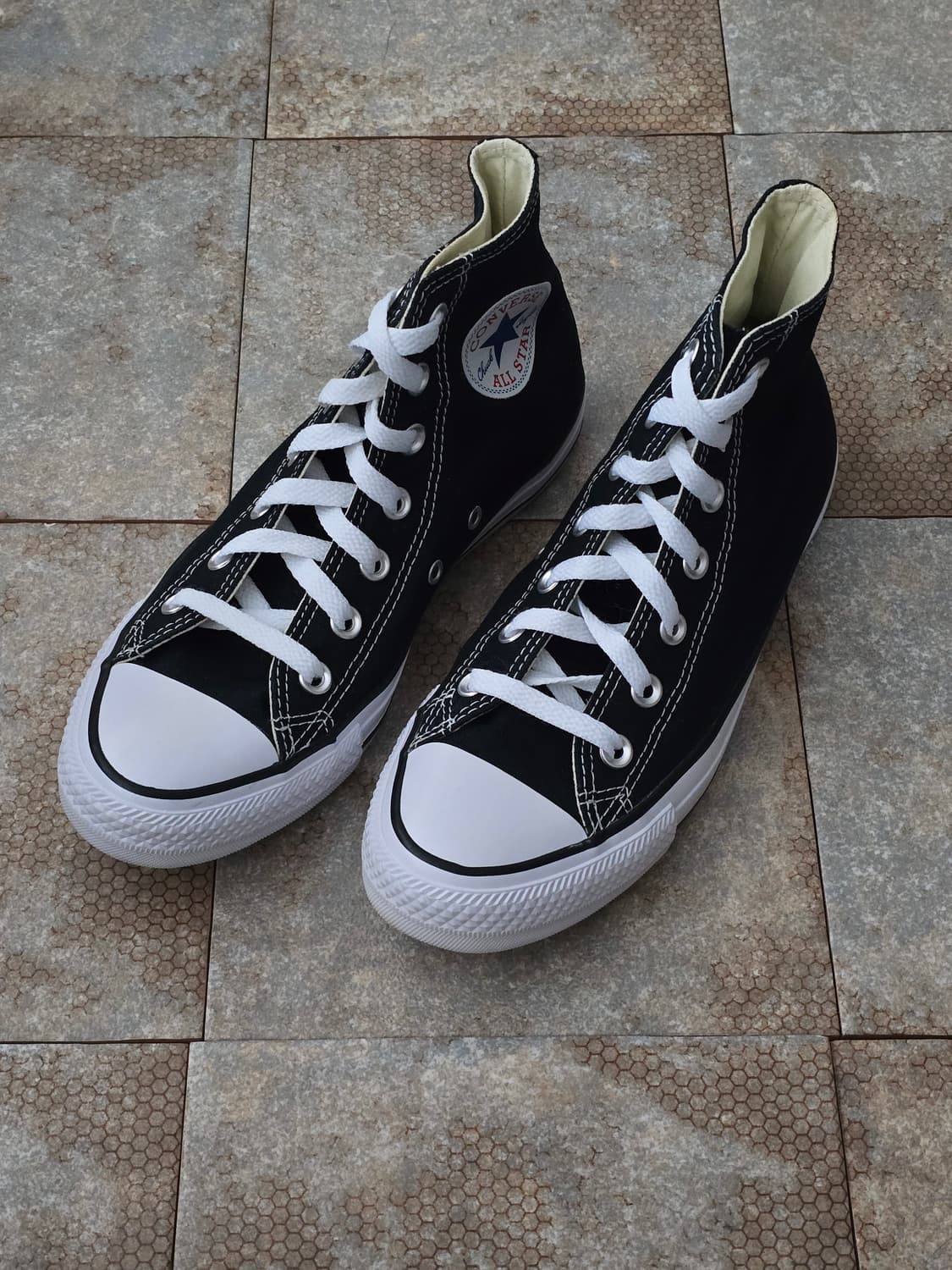 (245)컨버스 척테일러 올스타 하이 검흰  상품이미지1