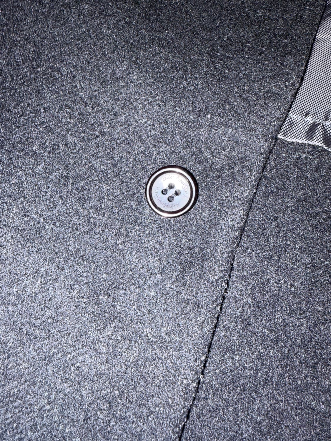 [L] YSL 이브 생 로랑 블랙 핸드메이드 코트 입생로랑 상품이미지4