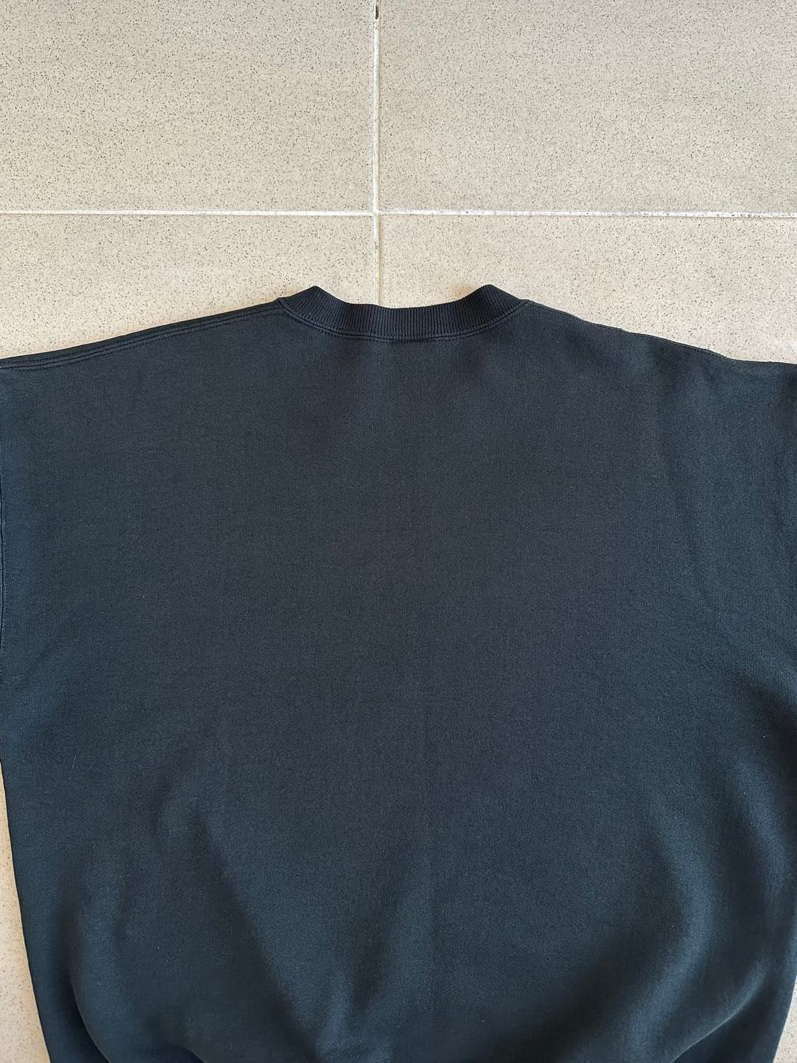 90s 빈티지 러셀 스웻셔츠 블랙 XL USA 상품이미지5