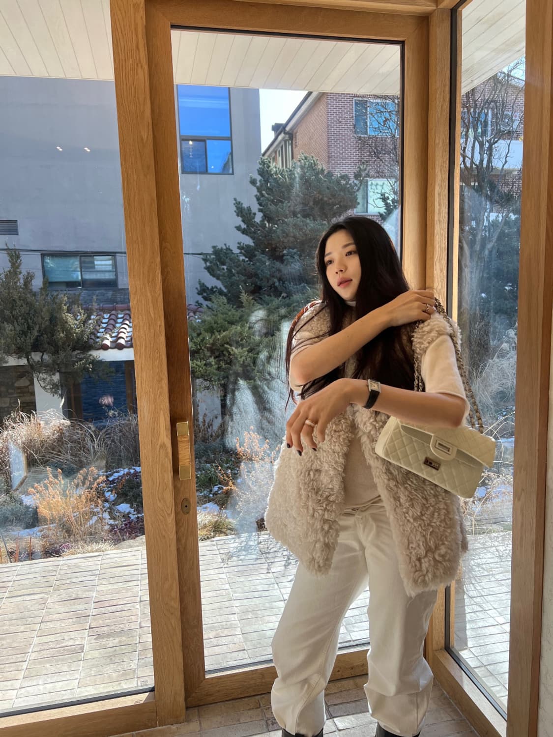 소가죽 퀄팅백 판매해요 상품이미지3