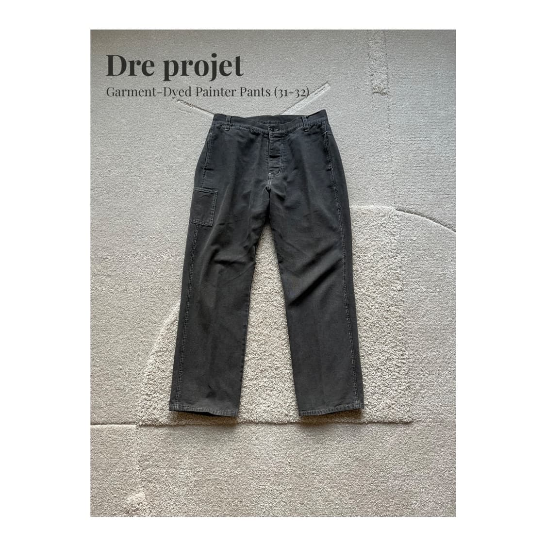 Dre projet 가먼트다잉 페인터 팬츠 (31-32) 상품이미지1