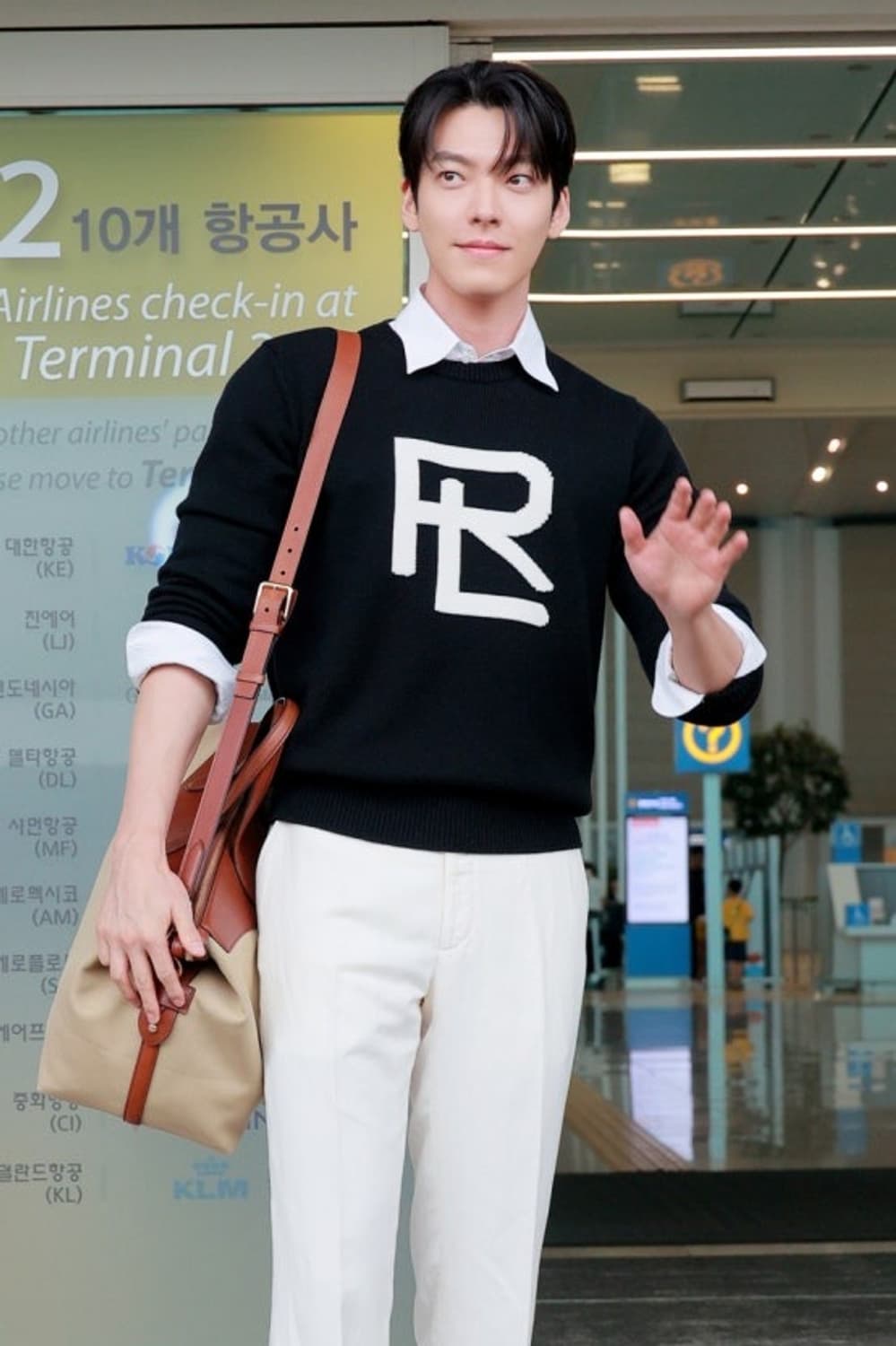 랄프로렌 퍼플라벨 RL모노그램 로고 울 니트 상품이미지2