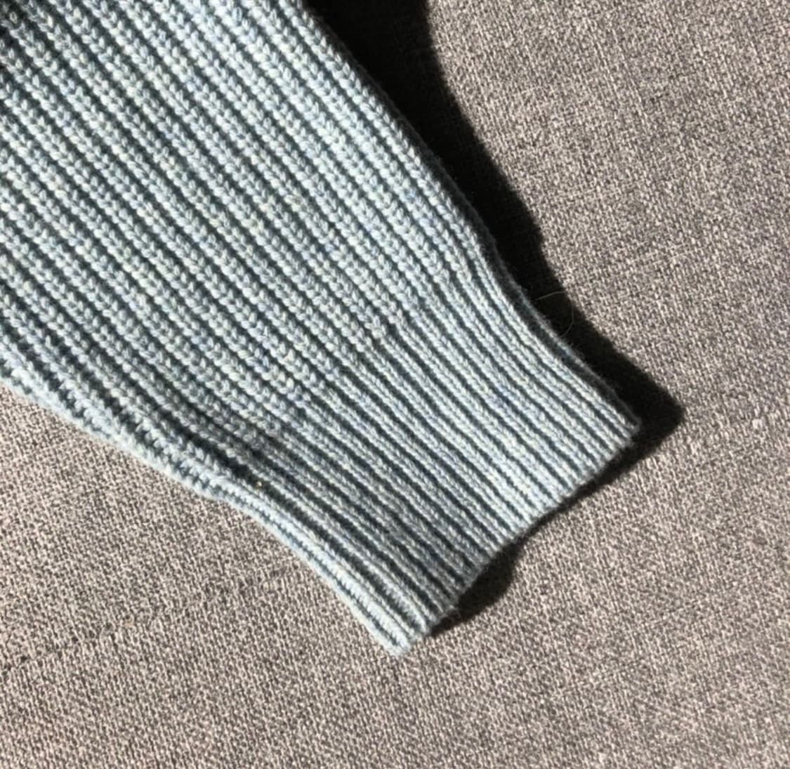 언어펙티드 오버사이즈 크루넥 니트 민트멜란지 상품이미지5