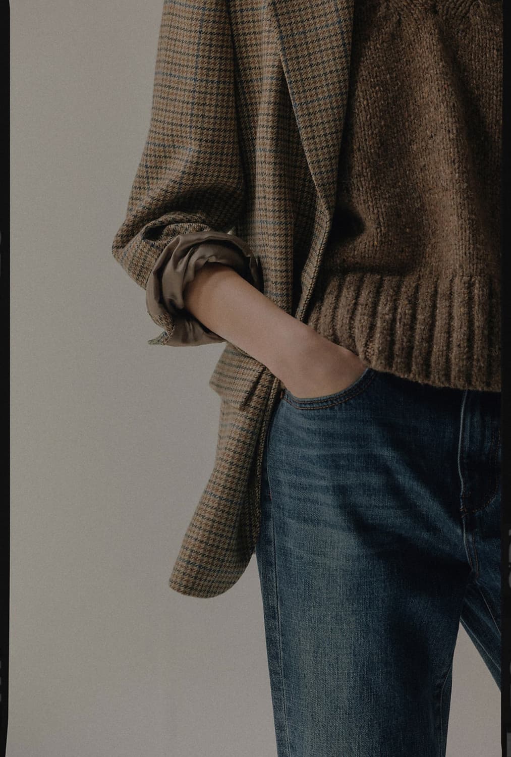 낫띵리튼 체크자켓 lavi single check jacket 상품이미지3