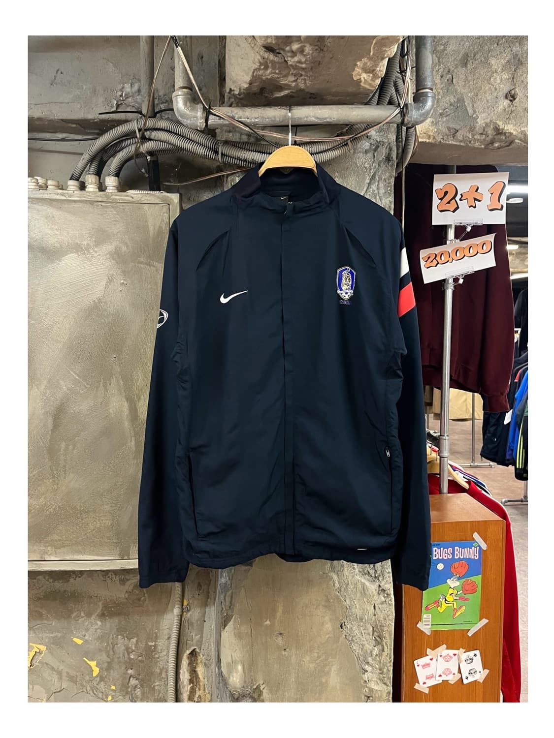 나이키 06-07 국가대표 바람막이 자켓 네이비 2XL #csz3465 상품이미지1