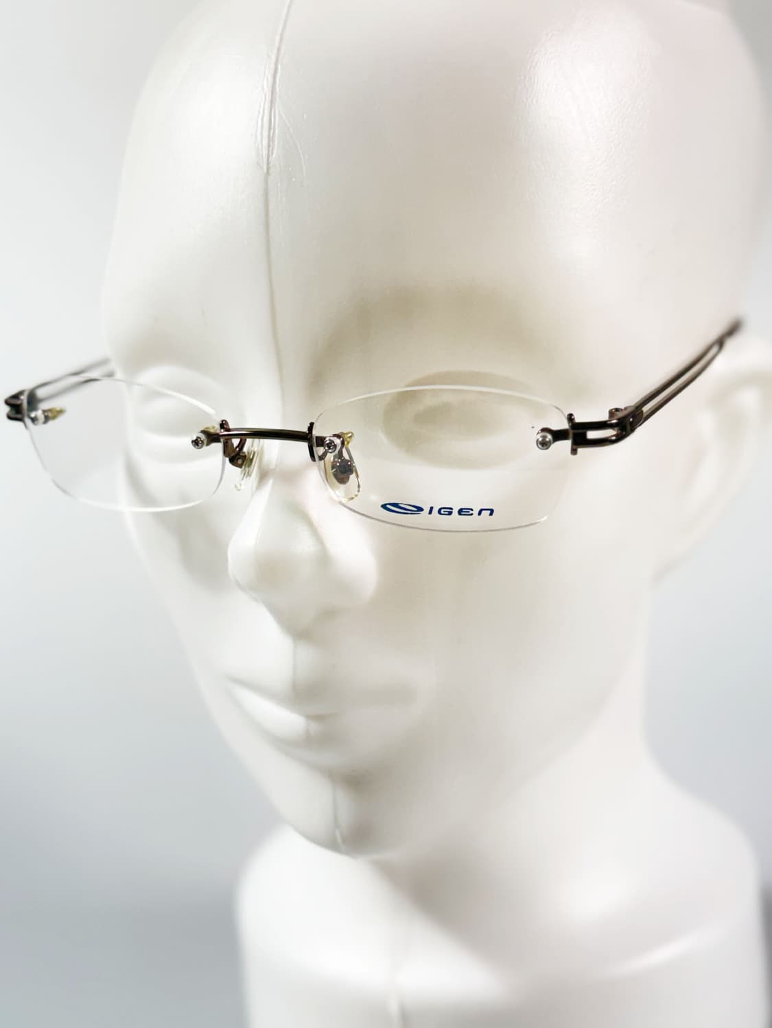 IGEN 무테 스퀘어 메탈 프레임 빈티지 안경 상품이미지8