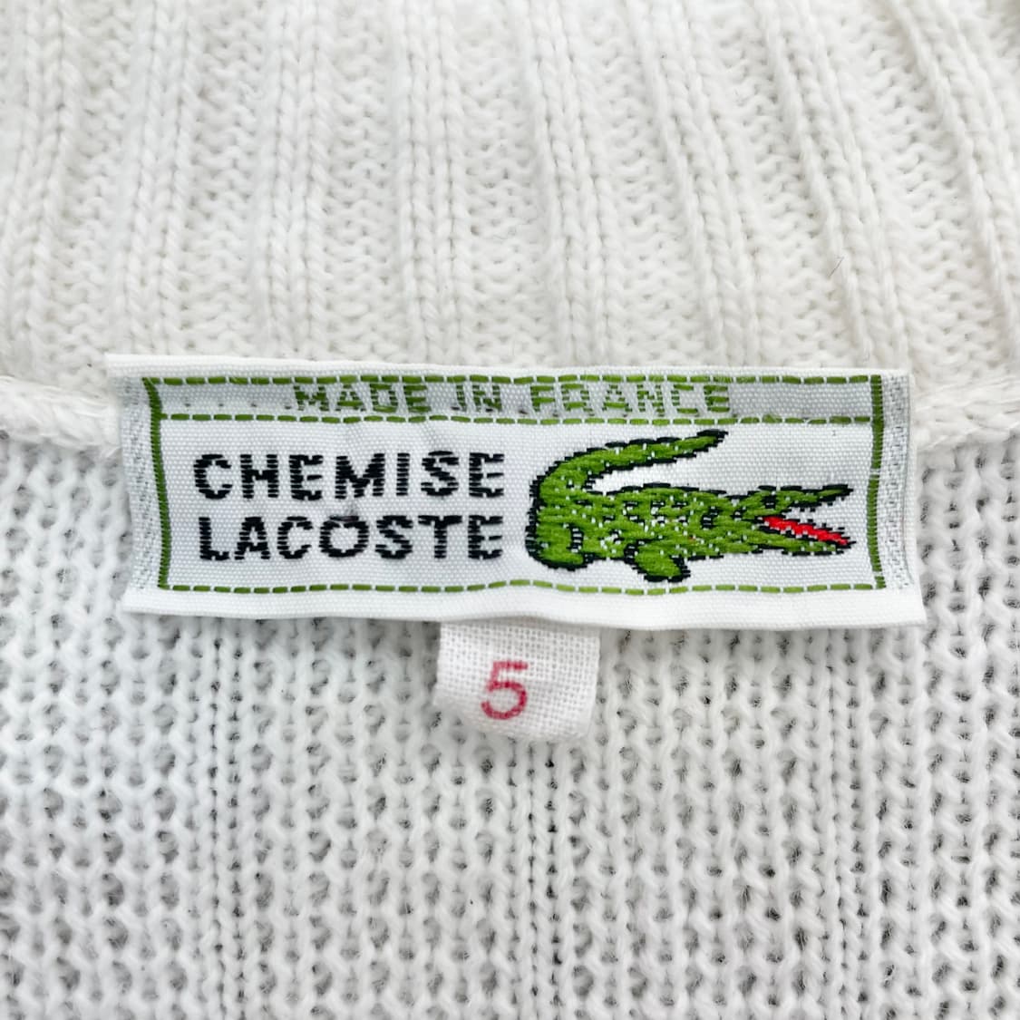 90's 라코스테 아크릴 스웨터 L-XL 상품이미지4