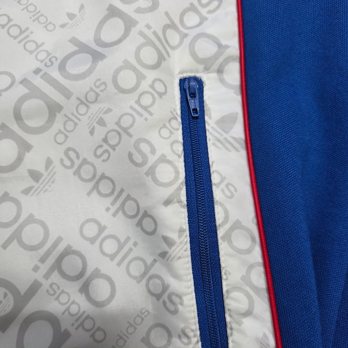 1842 [아디다스] 삼선 로고 스노우 브래이커 트랙탑 블루 95 공용 상품이미지4