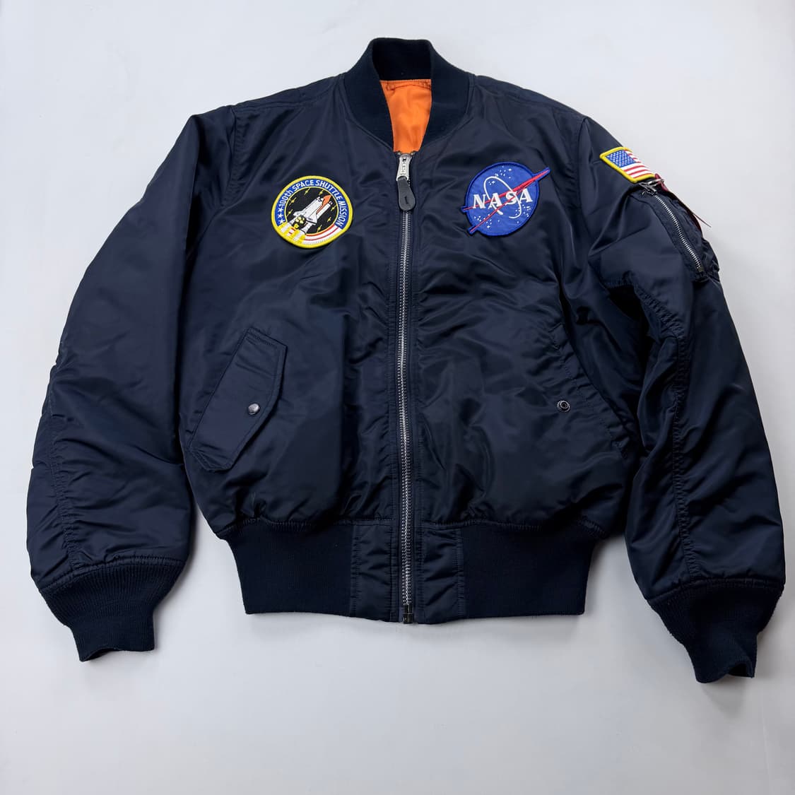 알파인더스트리 나사 ma1 플라이트 자켓 상품이미지1