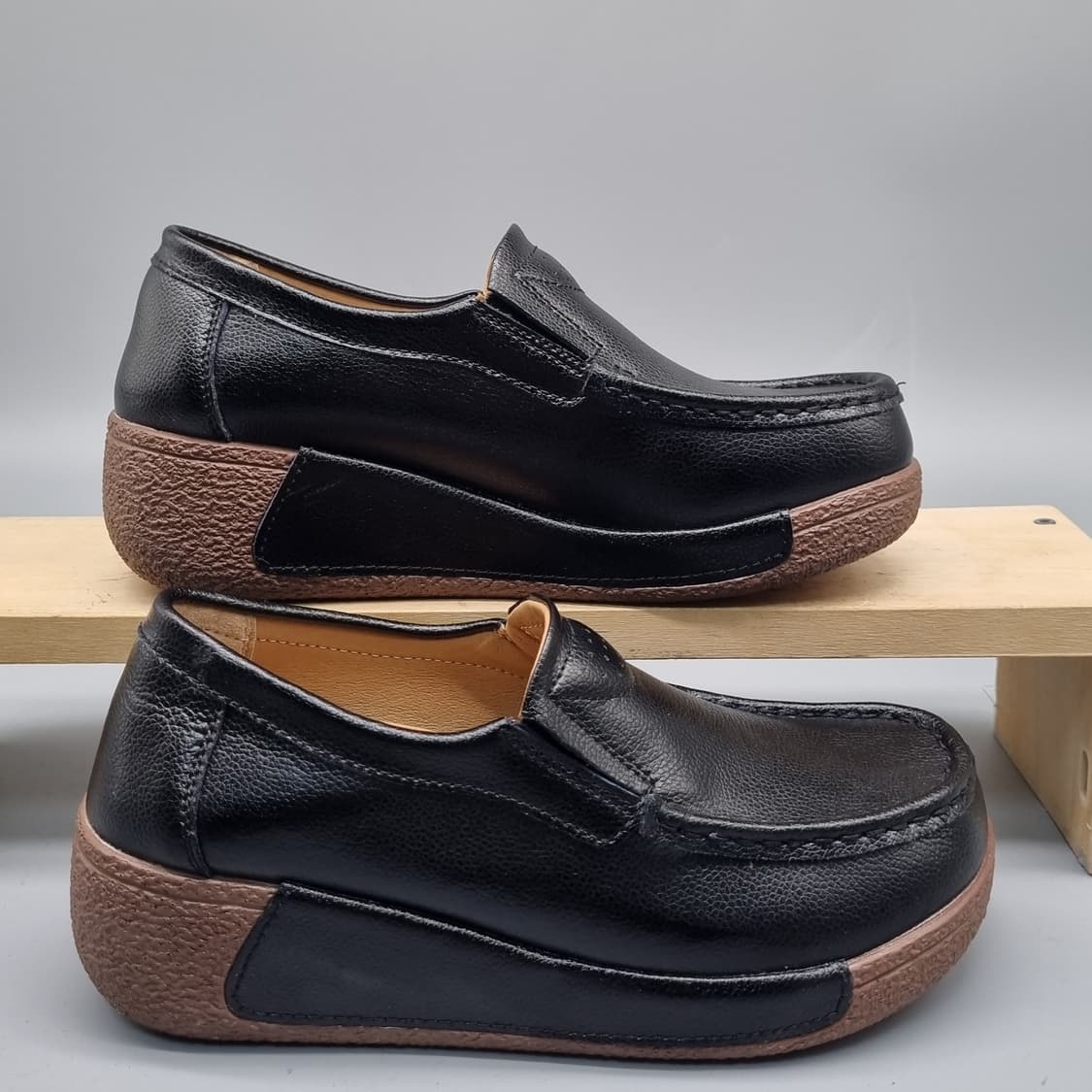 올리 소가죽 여성컴포트화 235 굽6 상품이미지1