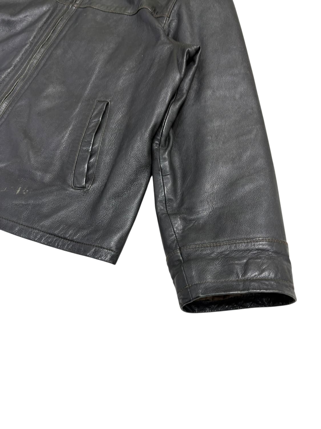 콜롬비아 헤비 레더 바이크 자켓 상품이미지4